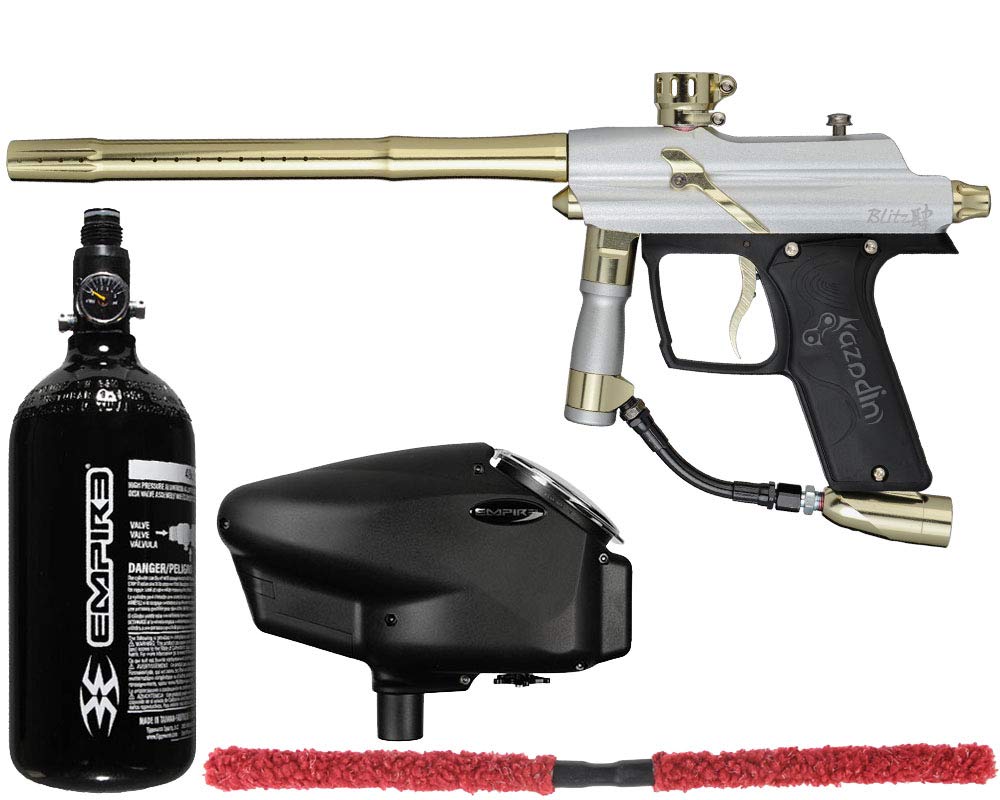 Azodin Blitz 4 Core Paintball Gun Package Kit - High Performance Paintball Marker for Competitive Play & Outdoor Sports | Perfect for Woodsball, Scenario Games & Team Training