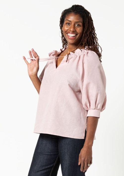 Style Arc Reynolds Woven Top Women's Size 18 30 - Comfortable Casual Blouse for Work & Everyday Wear