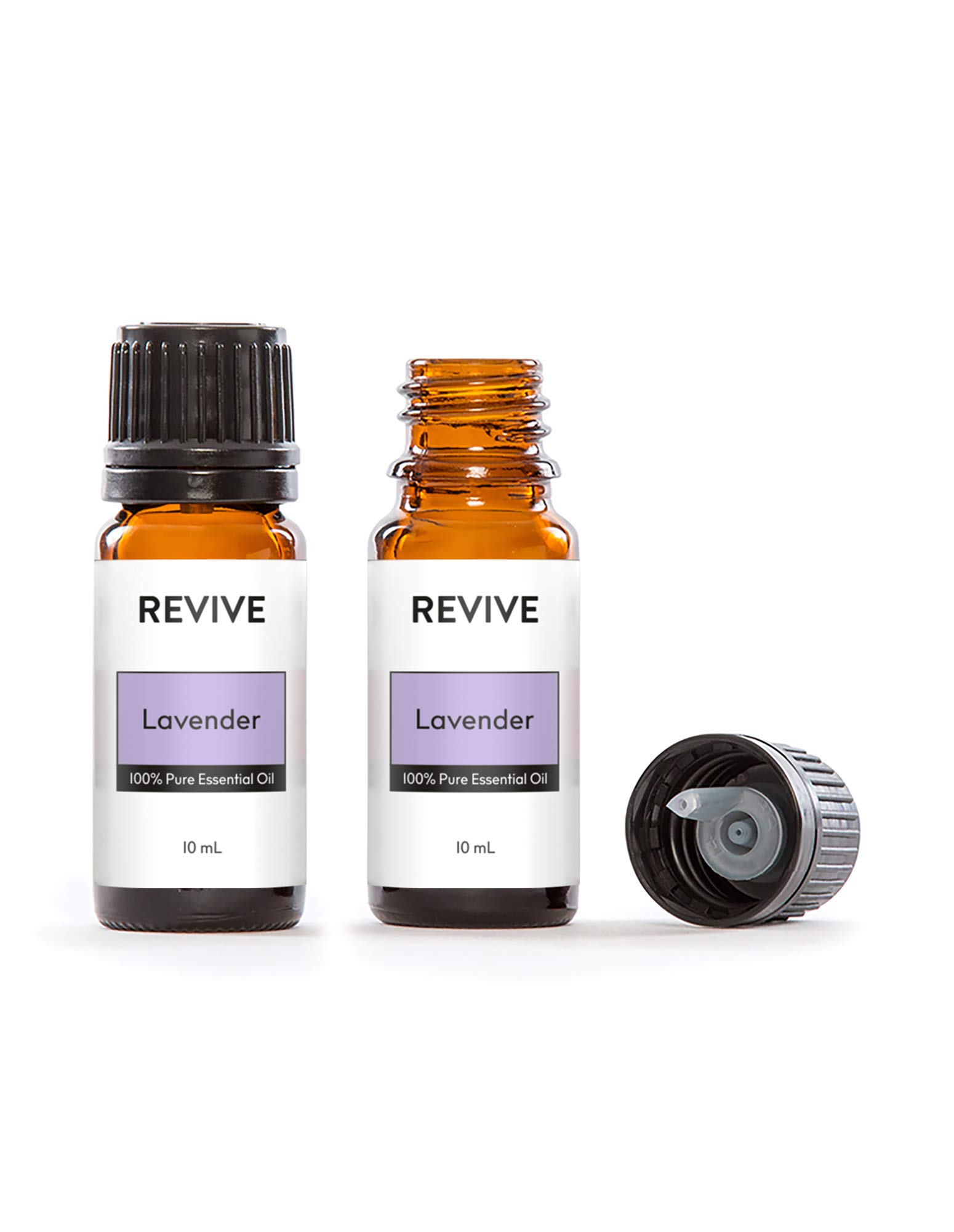 Revive Essential Oils 100% Pure Lavender Oil - 2 Pack Therapeutic Grade for Aromatherapy, Diffusers, Massage & Skin Care | Natural Stress Relief & Sleep Aid | Perfect for Home Spa, Yoga & Relaxation