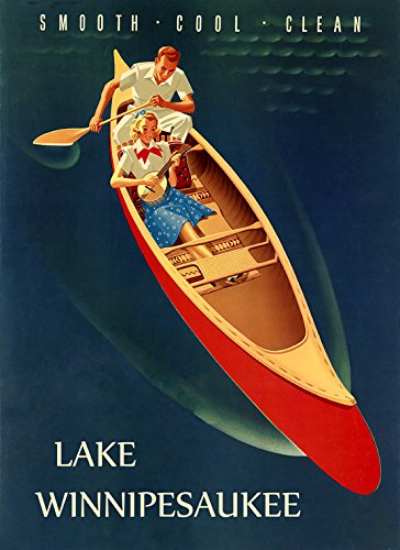 Vintage Lake Winnipesaukee Travel Poster - 12