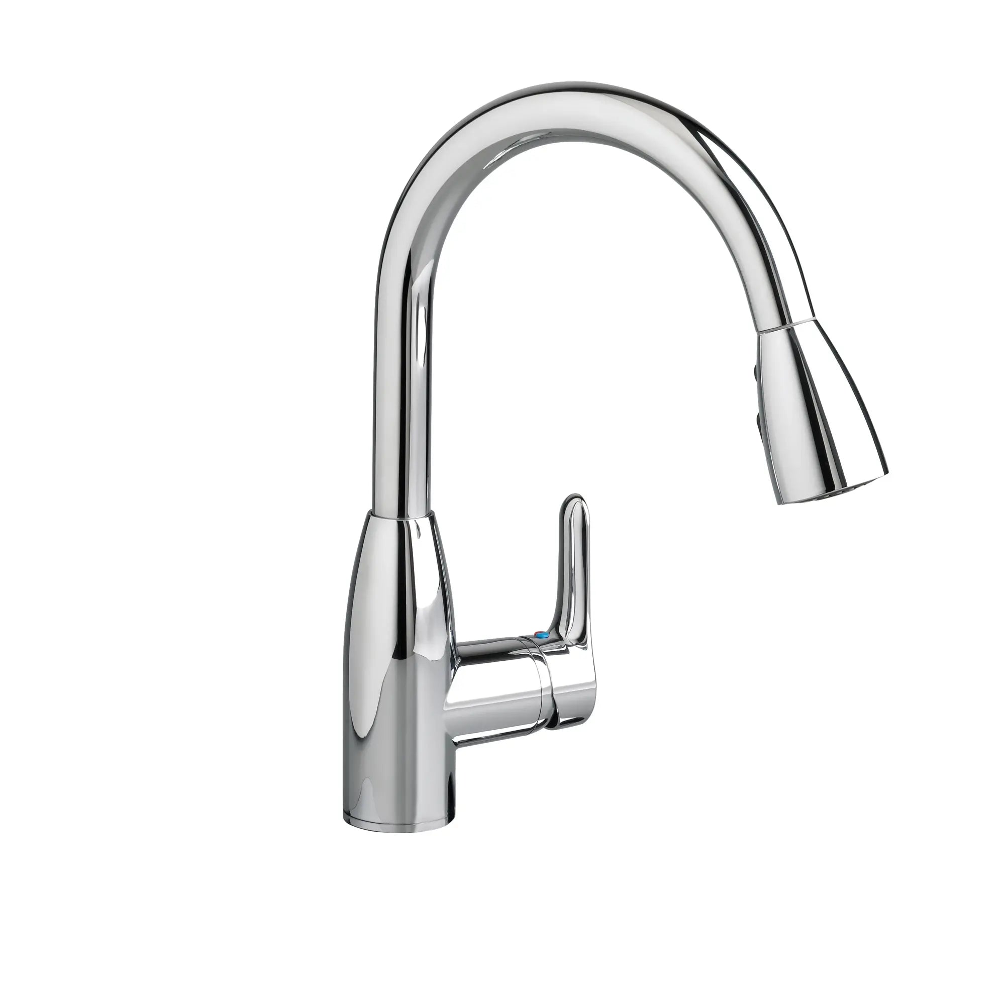 Colony® Soft Single Handle Pull Down Dual Spray Kitchen Faucet - 2.2 GPM/8.3 LPM - High Arc Brushed Nickel Sink Faucet for Modern Kitchens, Dishwashing & Food Prep