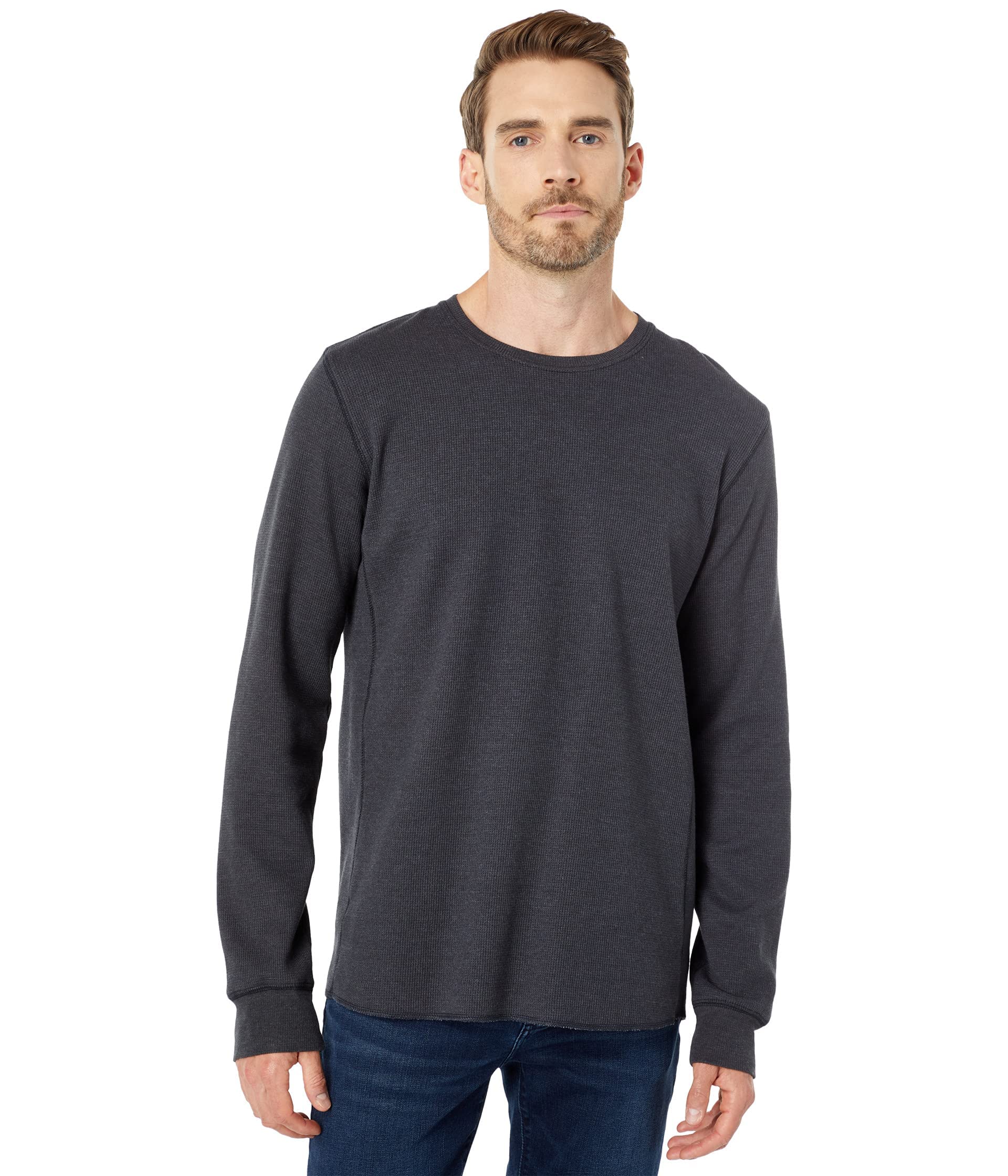 The North Face Men's All Season Waffle Thermal Shirt - Lightweight Fleece Lined Base Layer for Hiking, Camping & Winter Outdoor Activities