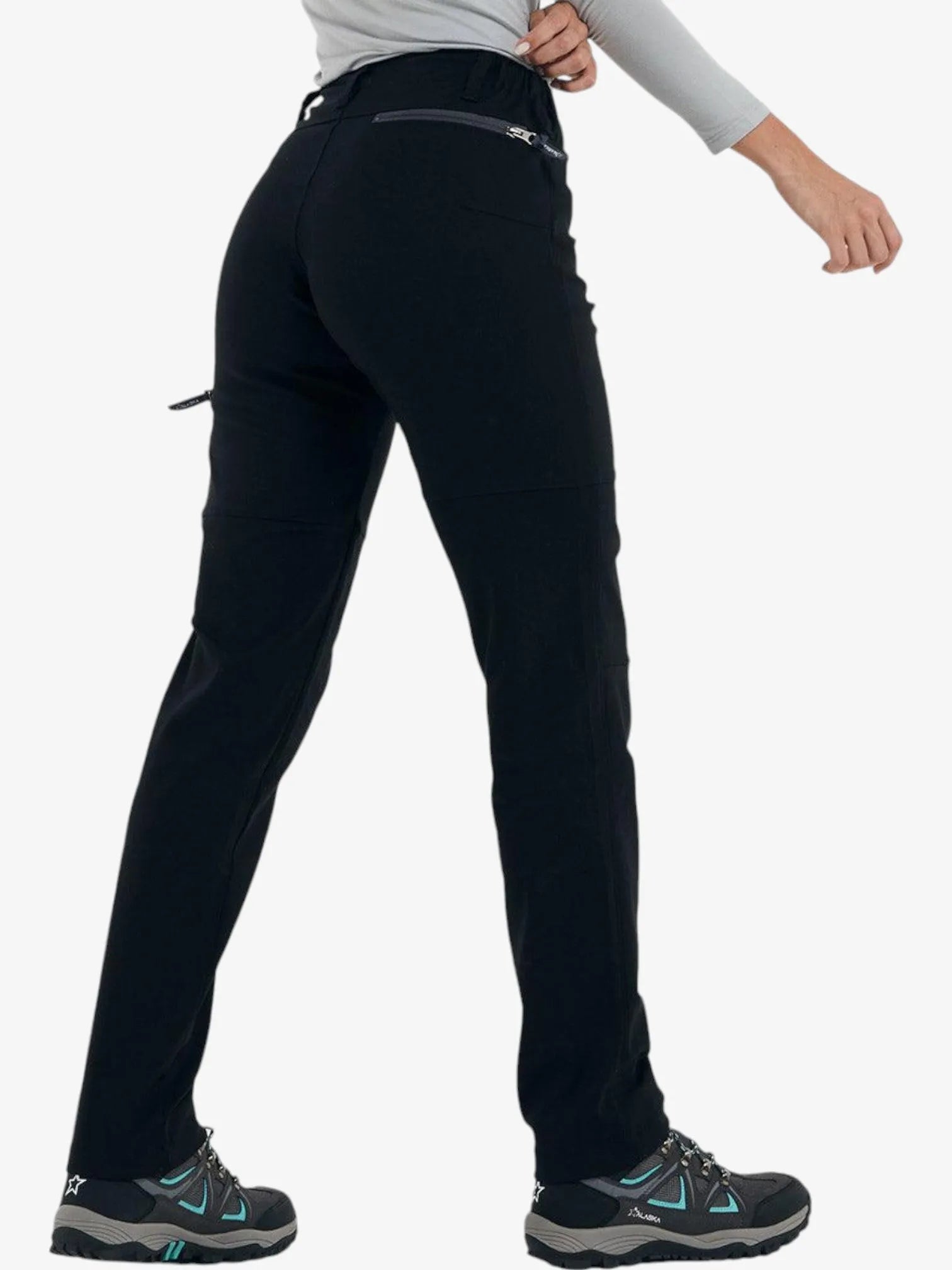 Women's Cargo Pants Alaska Jungle Trekking Hiking Outdoor Adventure - Black | Perfect for Hiking, Camping, and Outdoor Activities