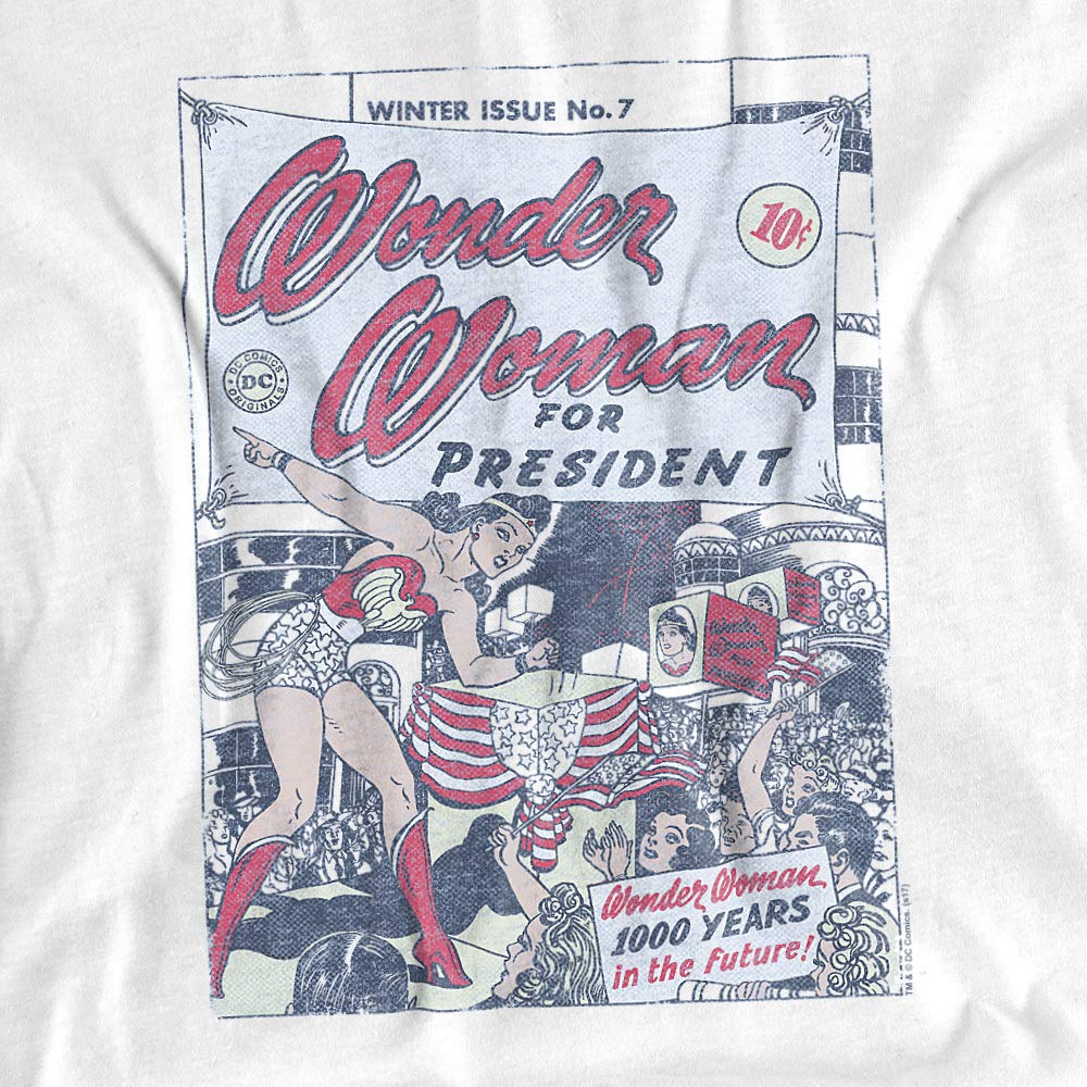 Wonder Woman for President Comic Unisex T-Shirt - Superhero Graphic Tee for Men & Women | Casual Wear, Cosplay, Gift Idea