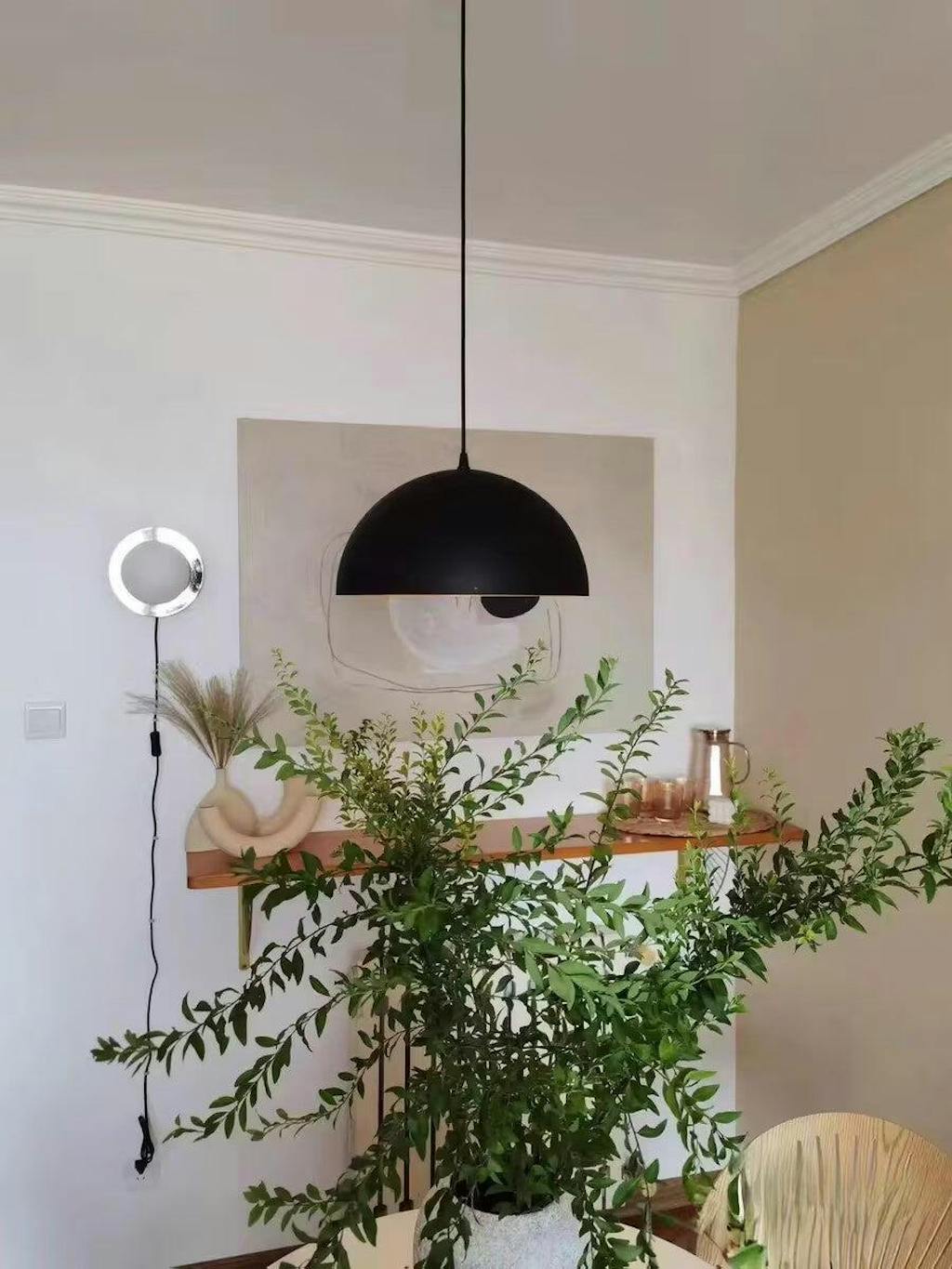 Marlow Dome Pendant Lamp - Modern Ceiling Light Fixture for Dining Room, Kitchen, Bedroom & Living Room | Stylish Industrial Lighting Decor