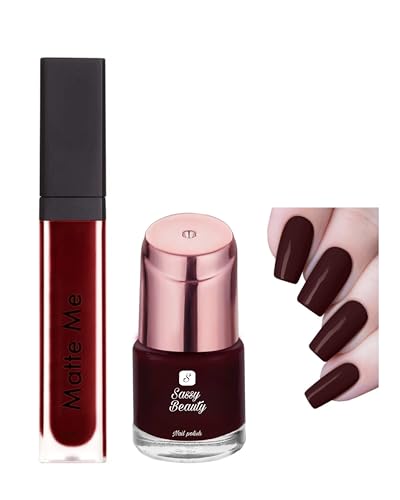 EAGLE MART Maroon Nail Polish - Long Lasting Vegan Nail Paint for Women, Cruelty Free & Chip Resistant - Perfect for Parties, Weddings & Everyday Wear