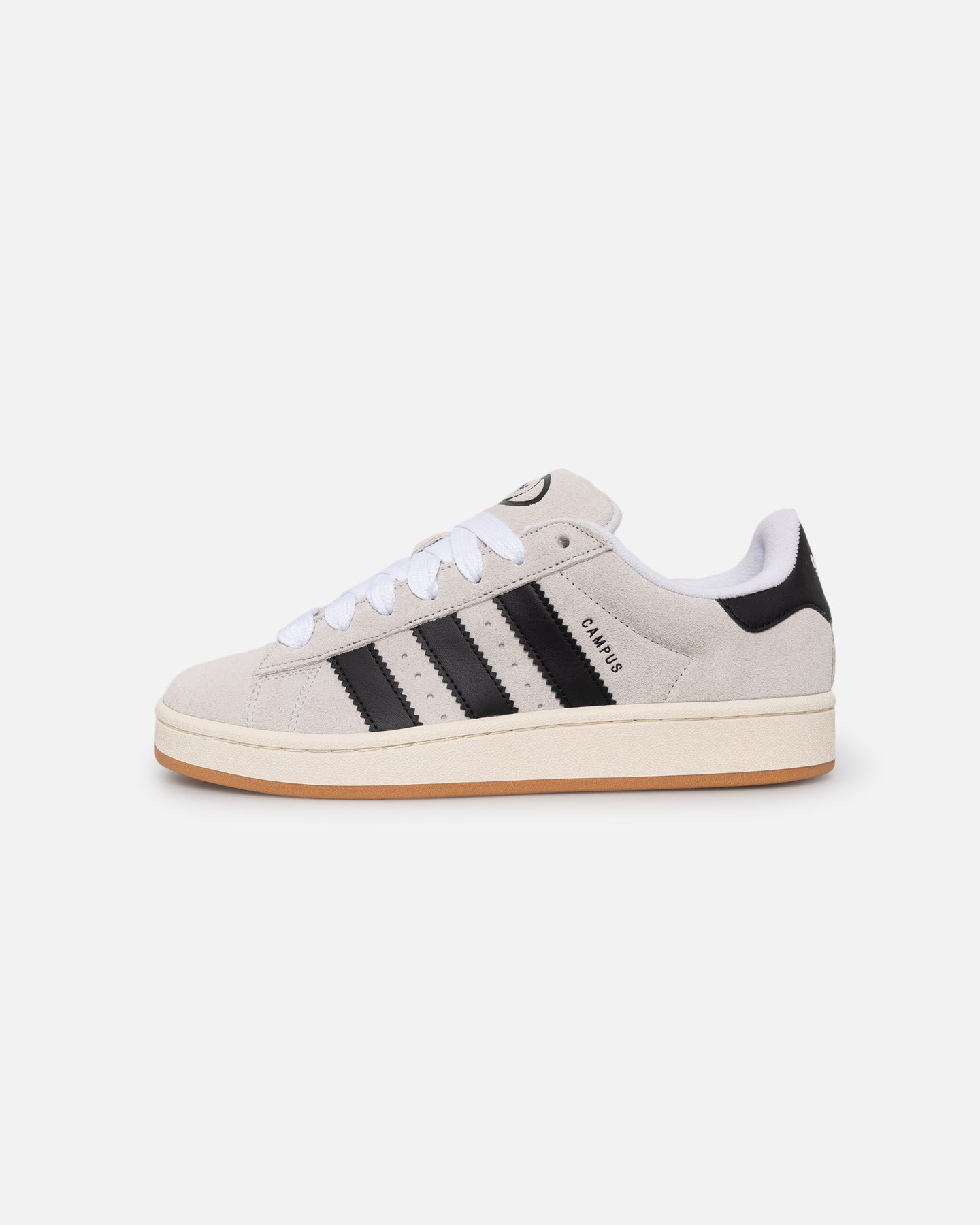 Adidas Women's Campus 00s Sneakers - Crystal White/Core Black/Off White - Retro Running Shoes for Women - Perfect for Casual Wear, Street Style & Everyday Comfort