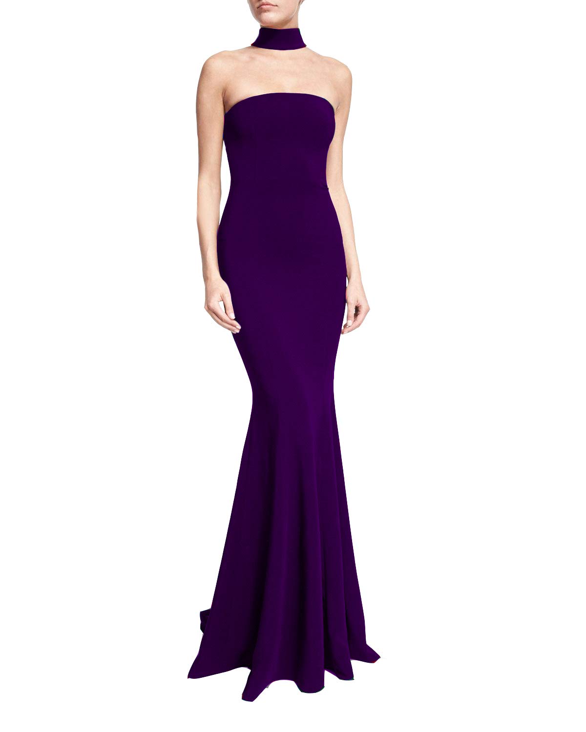 Elegant Women's Halter Mermaid Prom Dress with High Neck - Perfect for Evening Gala, Formal Events & Special Occasions