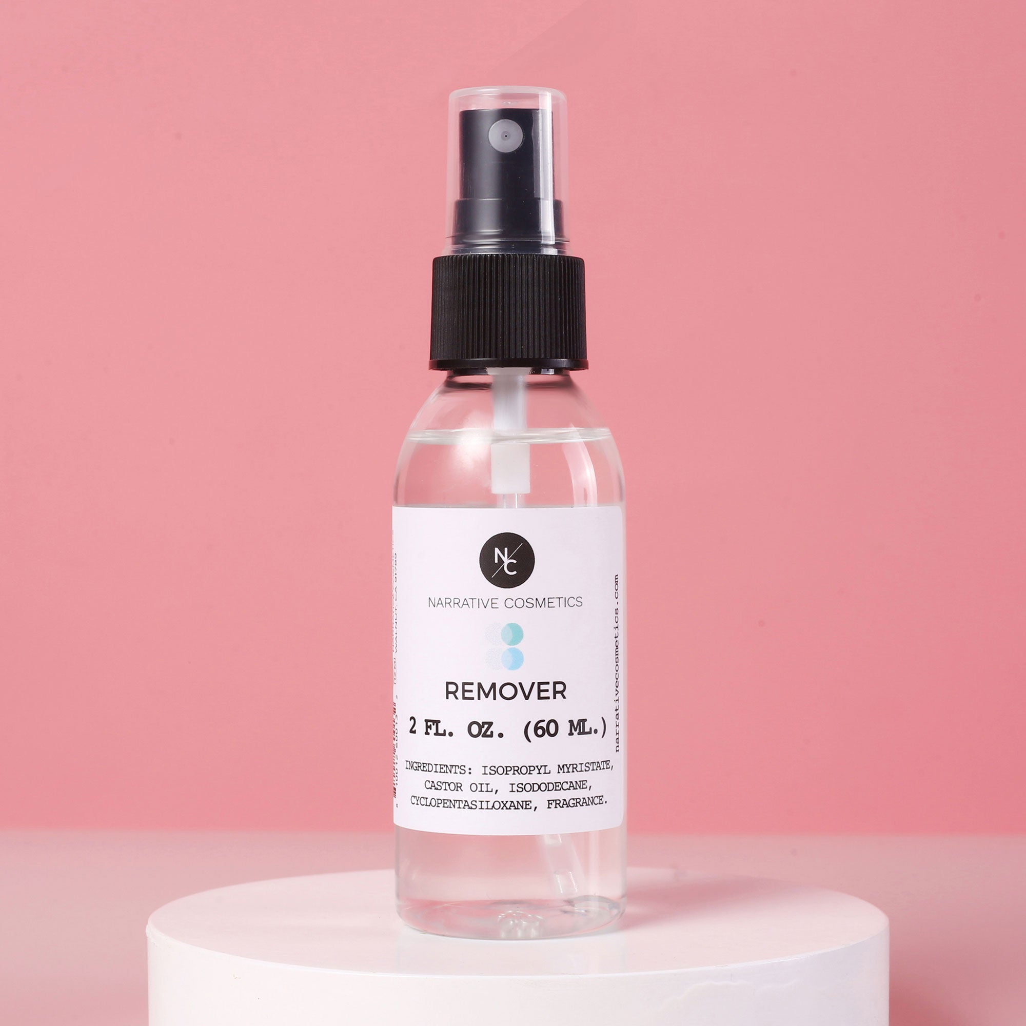 Alcohol-Free Makeup Remover for Alcohol-Activated Makeup | 2 Fl Oz (60ml) | Gentle Cleansing for Sensitive Skin & Stage Makeup Removal