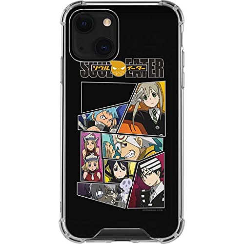 Skinit Clear iPhone 13 Mini Phone Case - Officially Licensed Soul Eater Block Design | Protective Slim Cover for Everyday Use & Showcasing Style