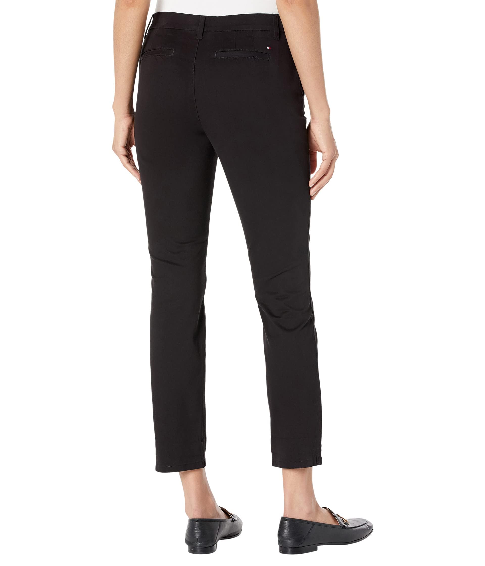 Tommy Hilfiger Women's Hampton Chino Pants - Lightweight Relaxed Fit Casual Pants for Work, Travel & Everyday Wear
