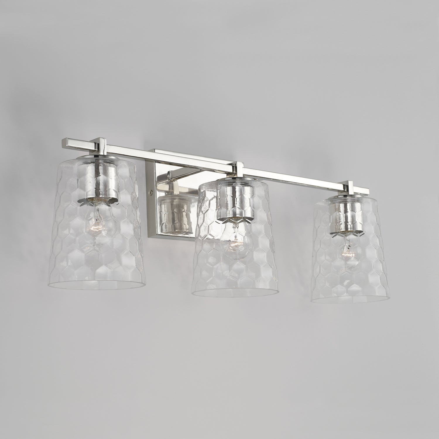 Capital Lighting Three Light Vanity – Modern Bathroom Vanity Lights with Adjustable Arms, Brushed Nickel Finish – Perfect for Bathroom Makeover, Dressing Room & Powder Room Lighting
