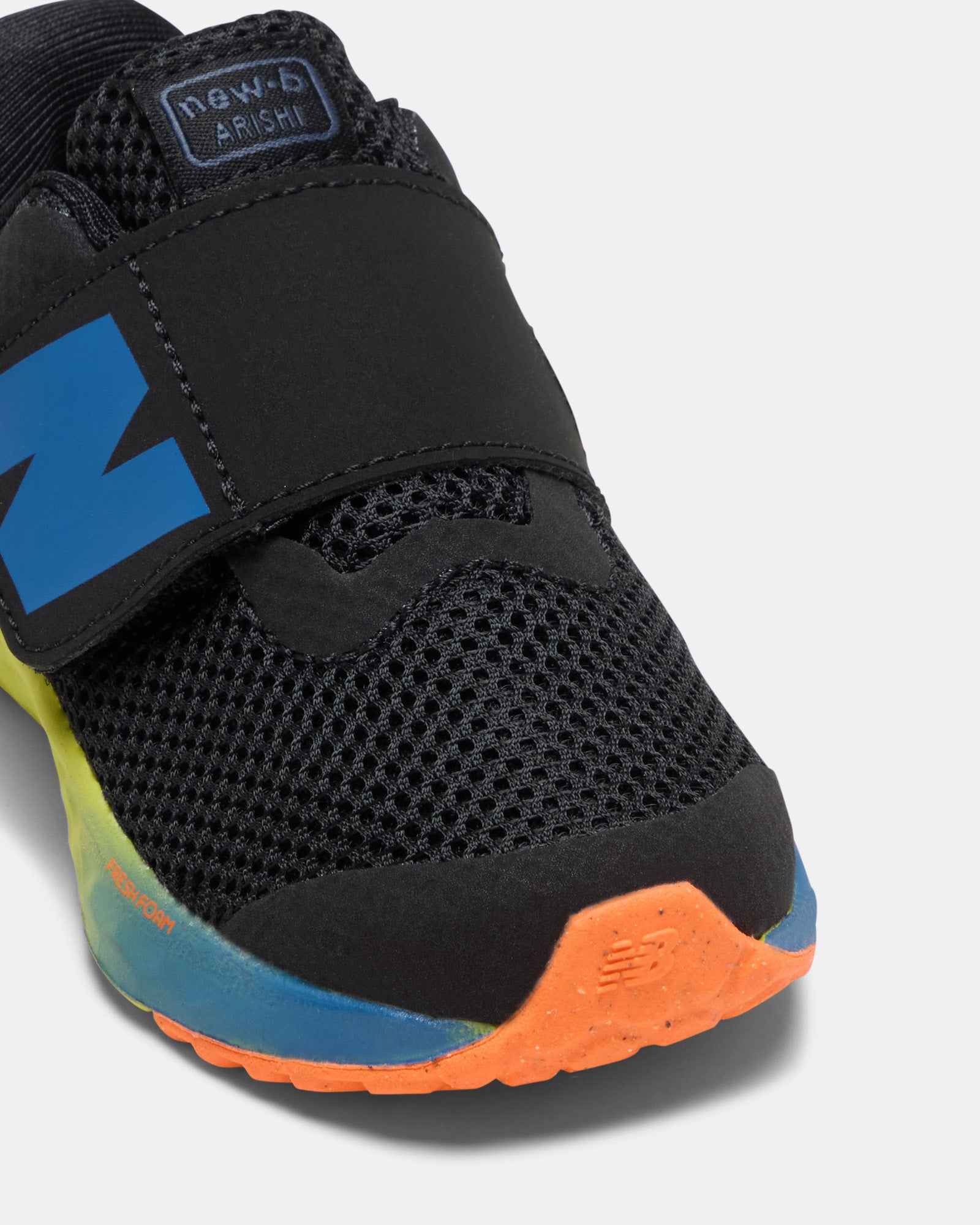 NW Arishi V4 Infant Sneakers - Black/Multi Color - Comfortable & Lightweight Baby Shoes for Boys & Girls - Perfect for Walking, Running & Playtime