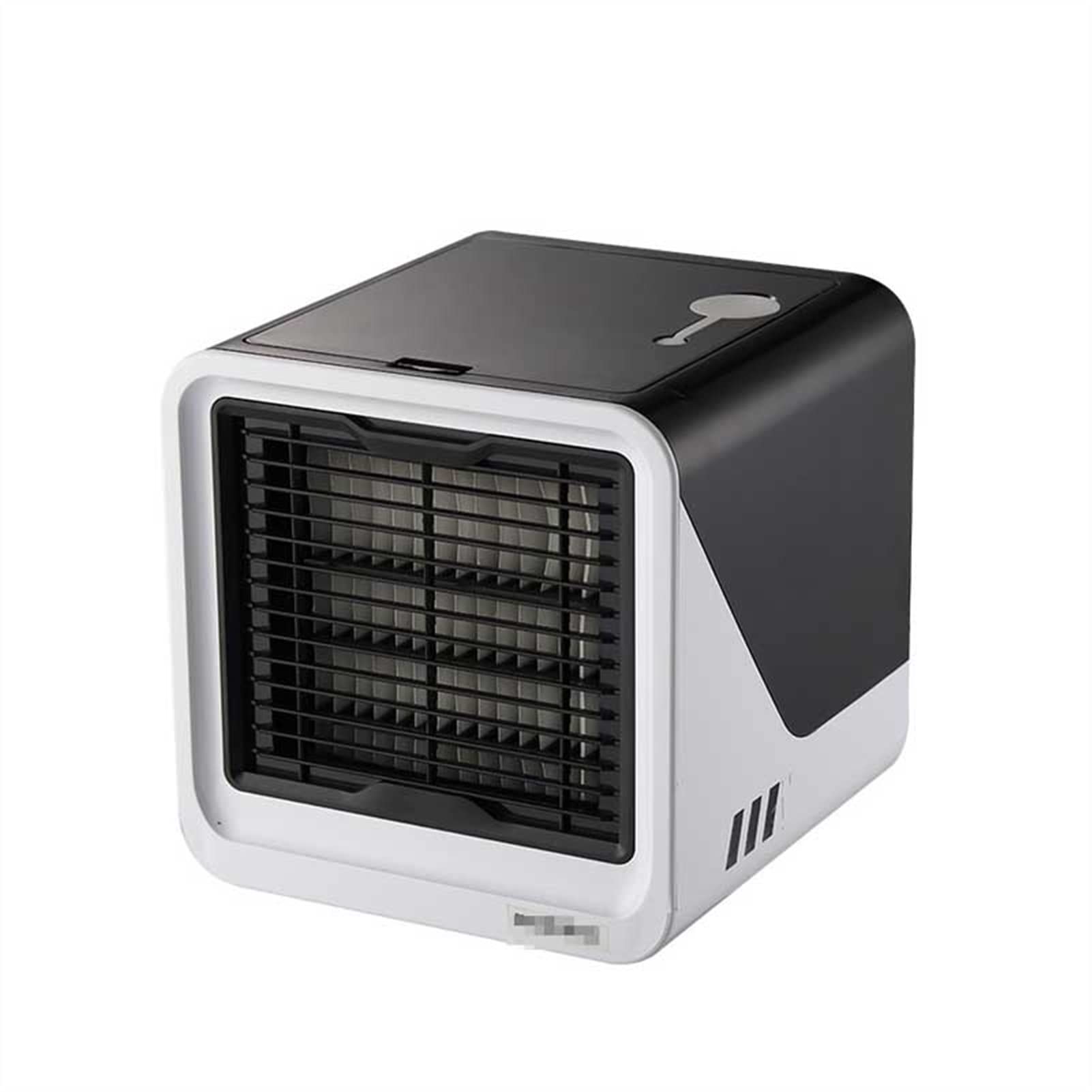 Portable Evaporative Air Cooler - USB Personal Cooling Fan for Room & Office - Quiet Desktop Air Conditioner with Mute Refrigeration - Ideal for Home, Bedroom, Workspace and Small Spaces (Black)