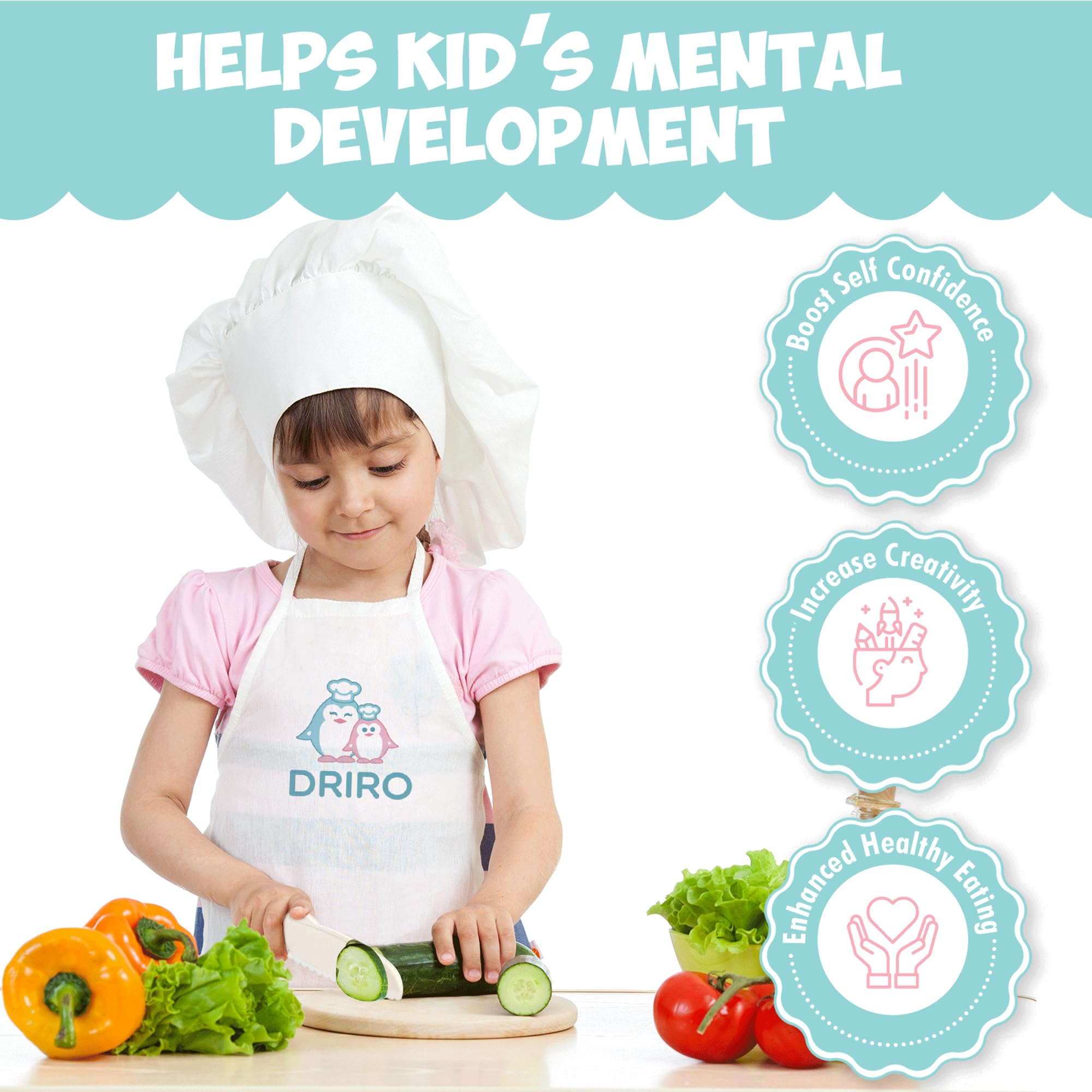 3-Piece Nylon Kitchen Knife Set for Kids - Safe Toddler Knives for Real Cooking & Baking | BPA-Free, Kid-Friendly Utensils (Pink) - Perfect for Little Chefs Learning Food Prep & Family Cooking Activities