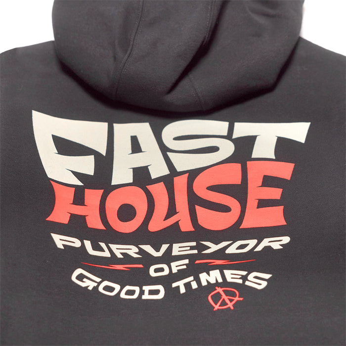 Youth Utopia Hooded Pullover Sweatshirt - Black | Cozy Oversized Fleece Pullover for Men & Women | Perfect for Casual Wear, Gym & Street Style