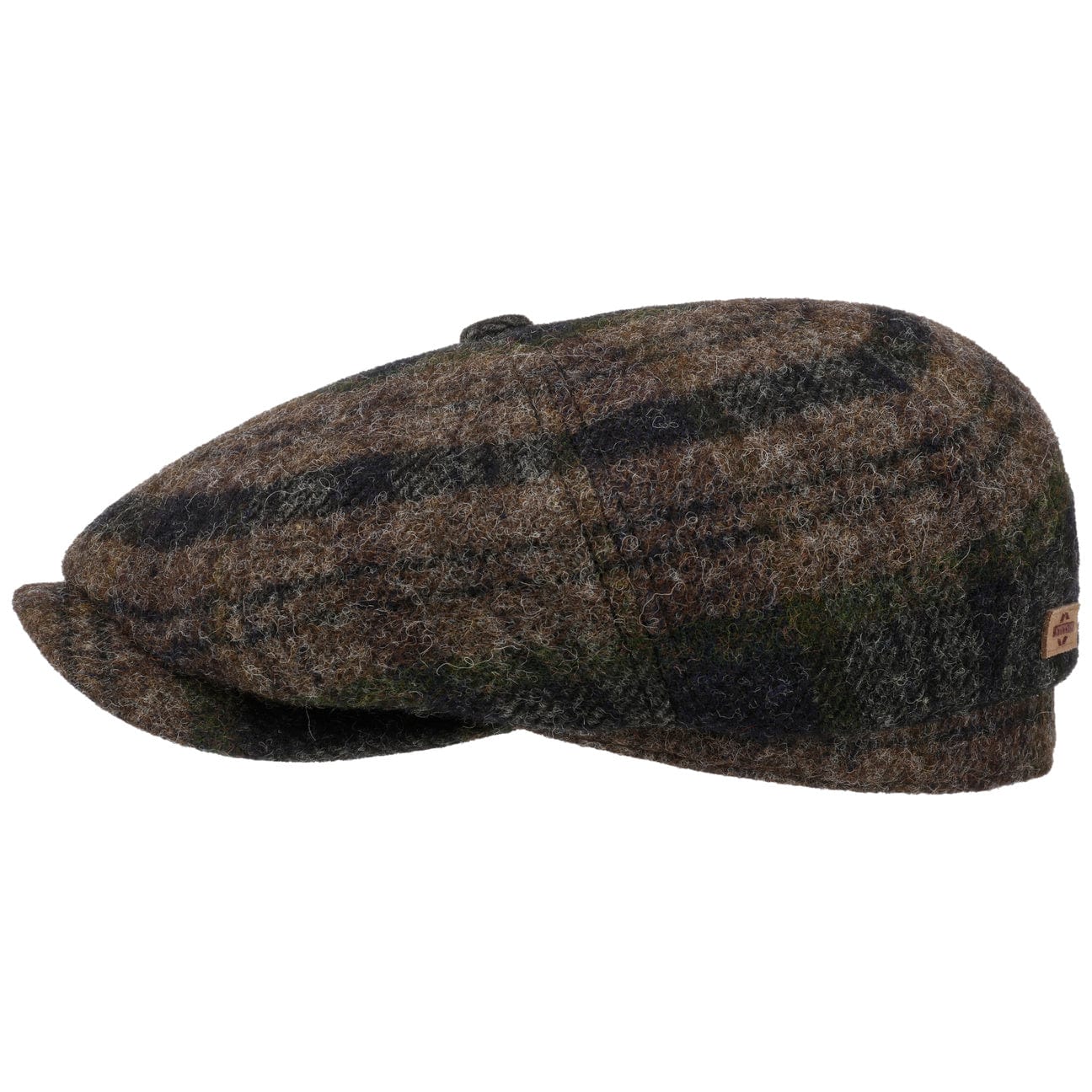 Stetson Hatteras Beeswax Shetland Wool Newsboy Cap - Vintage Style Men's Hat for Outdoor Activities & Casual Wear