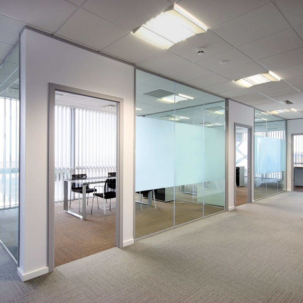 vidaXL Frosted Privacy Window Film - Self-Adhesive PVC Window Tint for Home & Office, Easy to Apply, Durable & Versatile - Perfect for Bathrooms, Bedrooms, Glass Doors, and Office Partitions