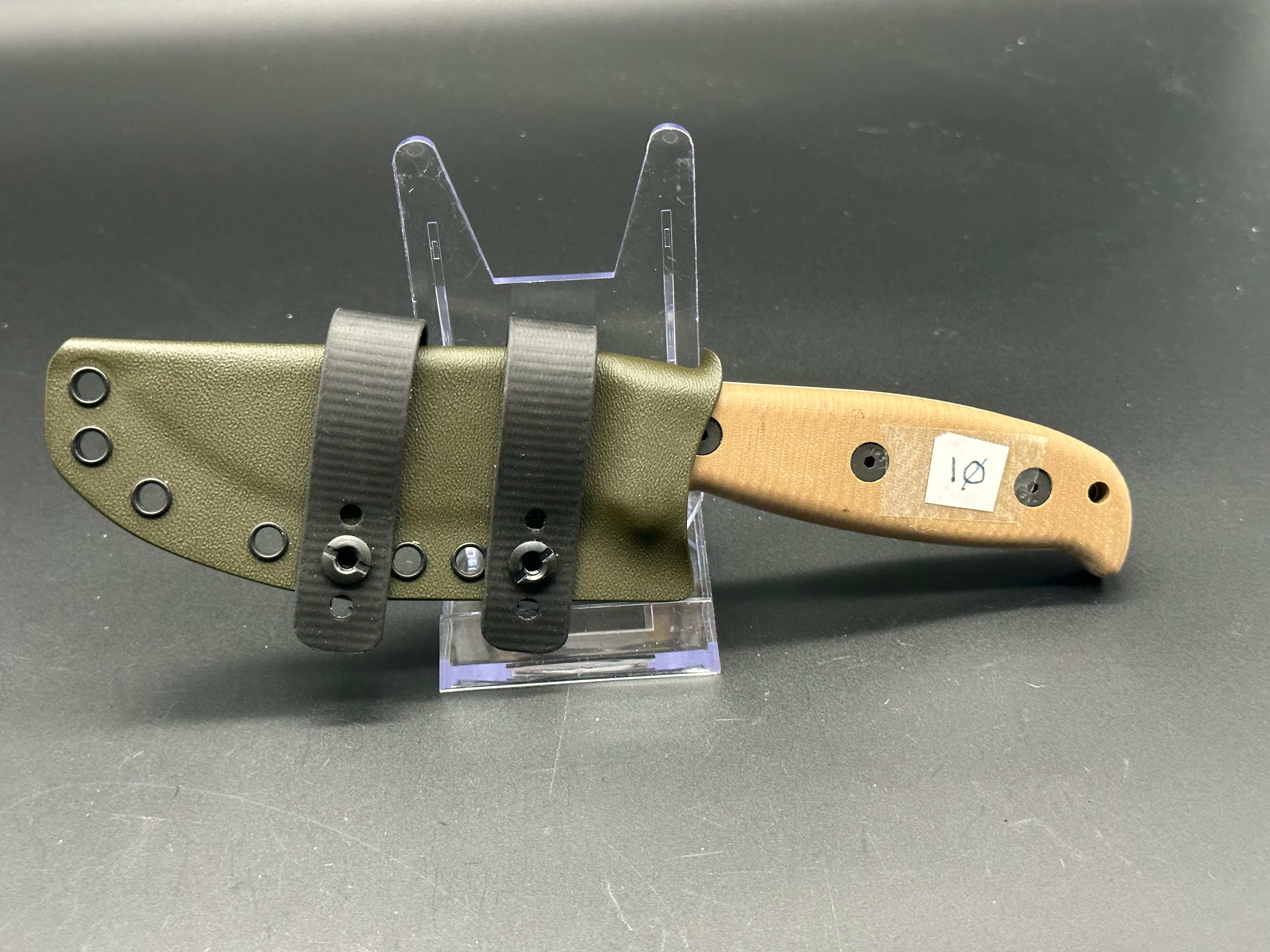 ESEE 3 S35VN Survival Knife with Custom Sheath & G10 Scales - Outdoor Camping, Hunting, Bushcraft Essential Gear