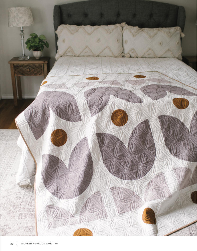 Modern Heirloom Quilting: 12 Contemporary Quilt Patterns Book for Home Decor | DIY Quilting Projects & Cozy Bedroom Accents