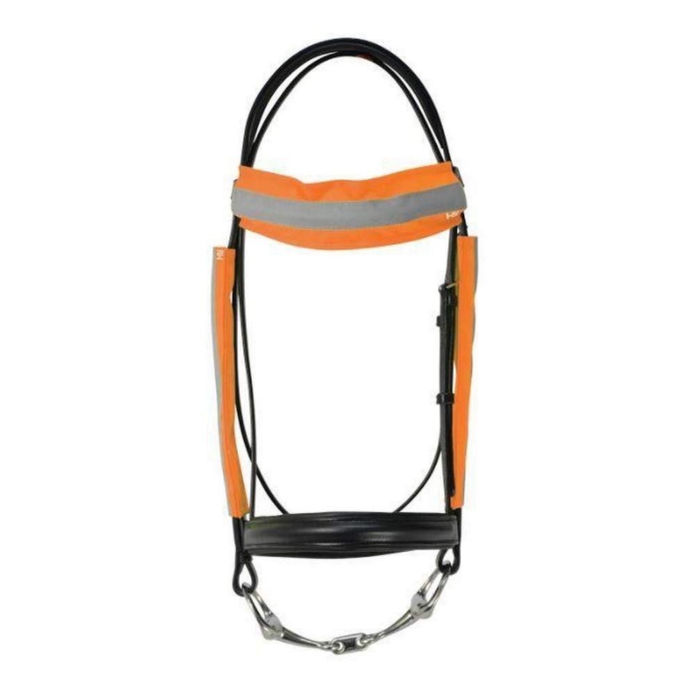 High-Visibility Reflective Bridle Bands for Horses - Night Riding Safety Gear for Equestrians & Trail Riders