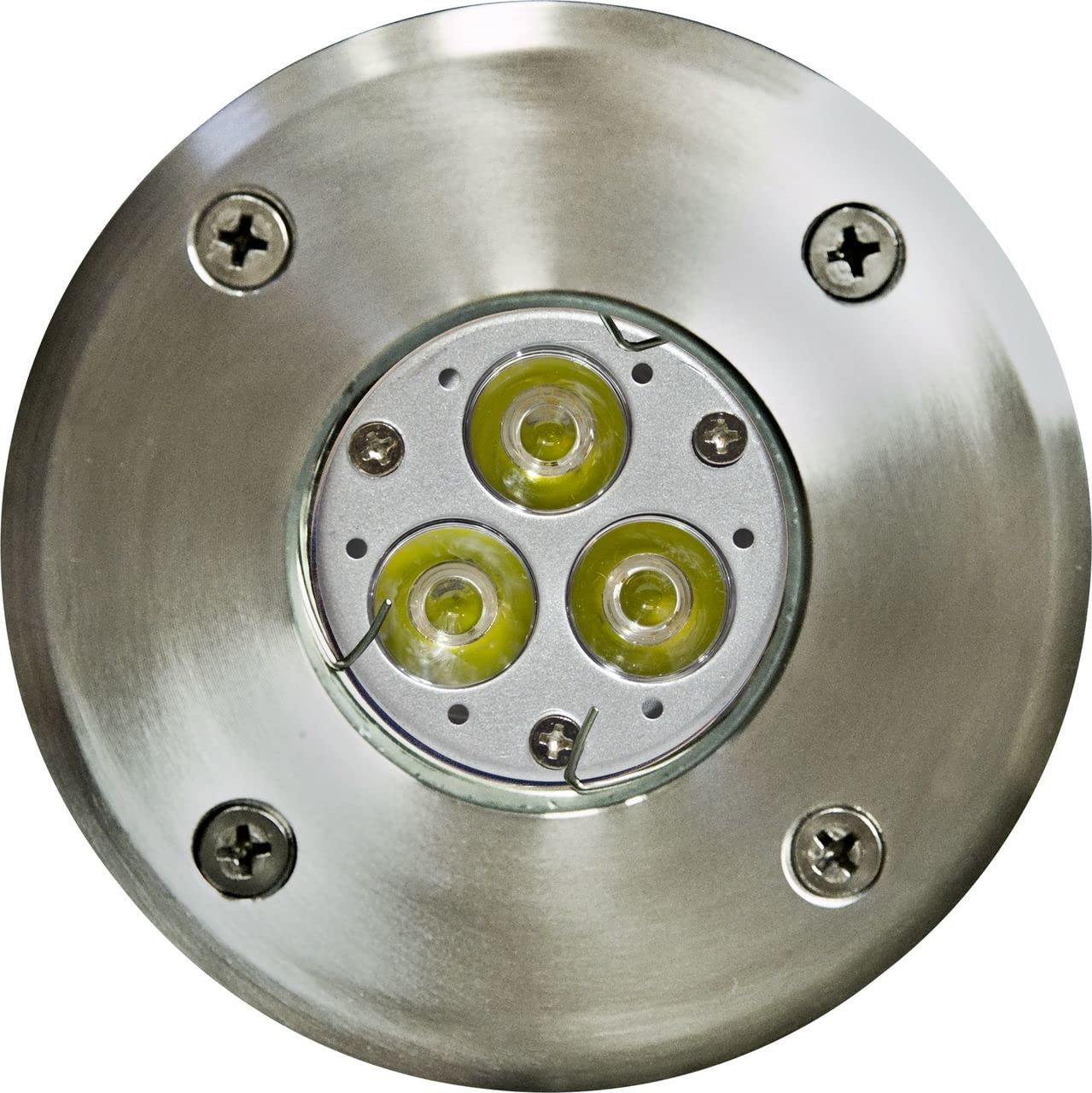 LV314-LED3-SS Stainless Steel LED In-Ground Well Light - Waterproof Outdoor Landscape Lighting for Garden, Pathway, and Driveway Illumination