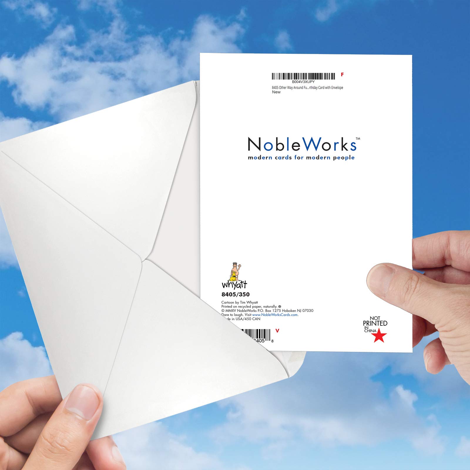 Funny Birthday Card for Adults - NobleWorks Humorous Bday Greeting Card with Envelope (5x7 Inches) - Perfect for Office Parties, Gag Gifts & Celebrations