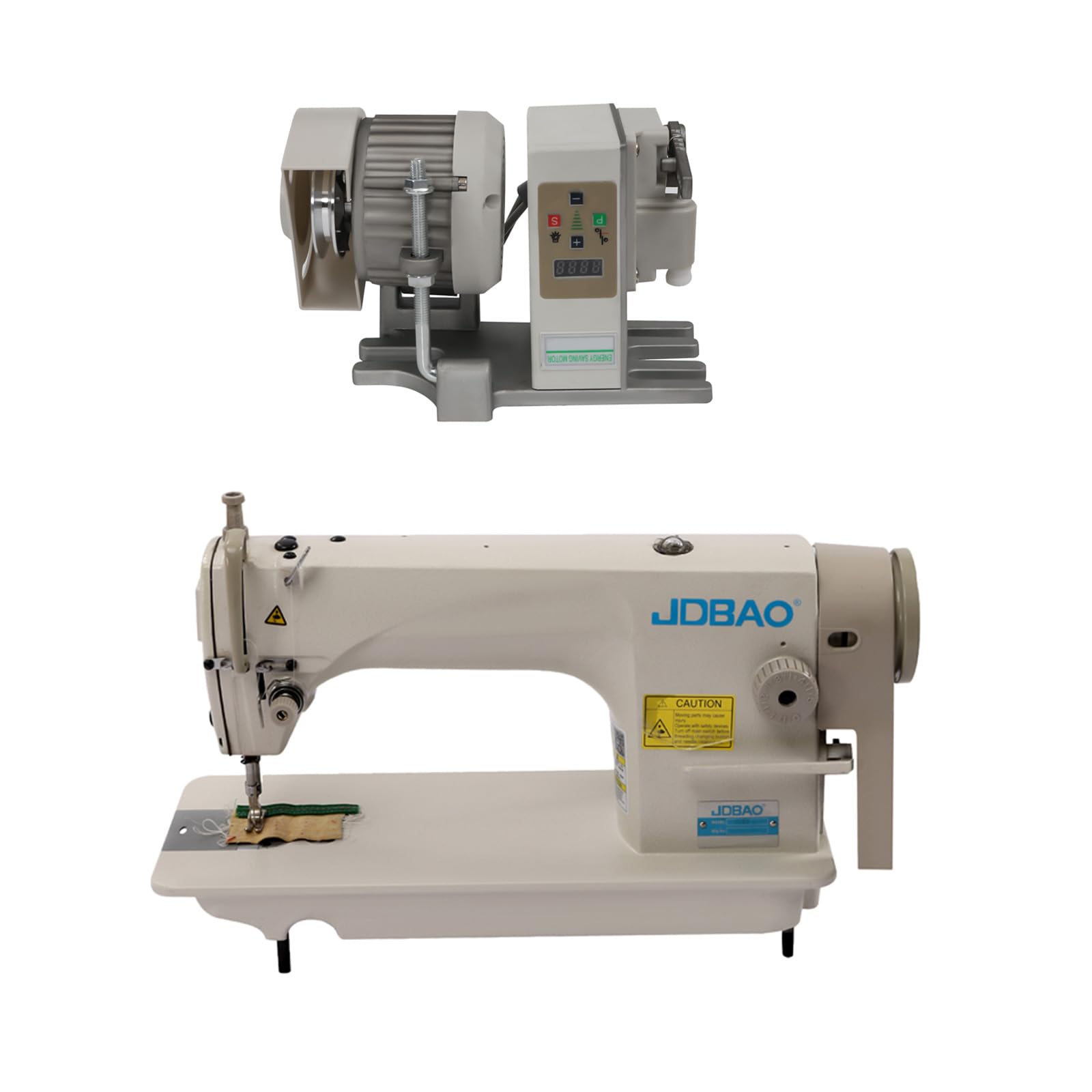 Heavy Duty Industrial Sewing Machine 550W Motor - 3500 Stitches/Min Commercial Sewing Machine for Chiffon, Denim, Wool, Canvas, Flannel & Gauze - Perfect for Upholstery, Leather Craft, Tailoring & Home DIY Projects