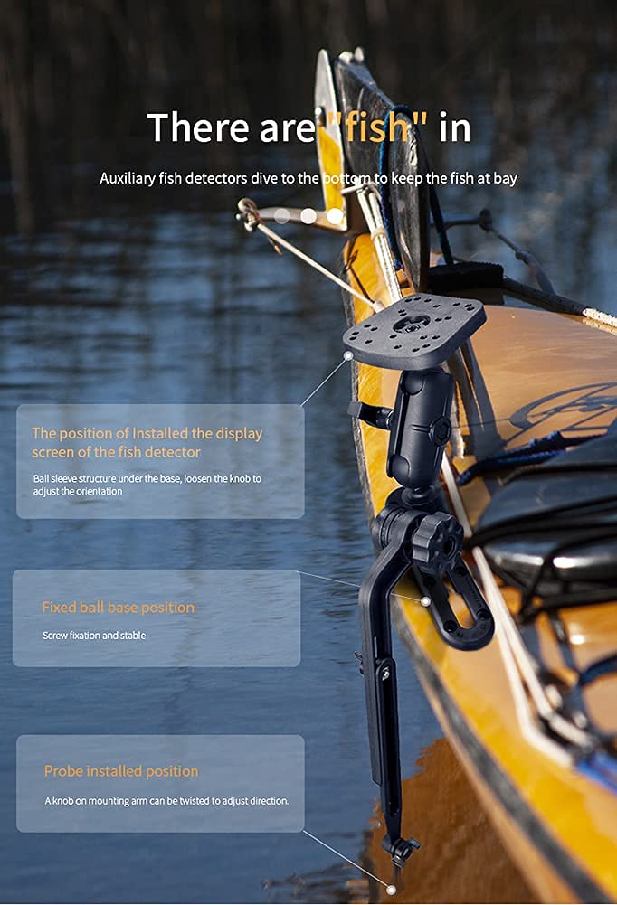 Universal Kayak & SUP Fish Finder Mount with 1.5