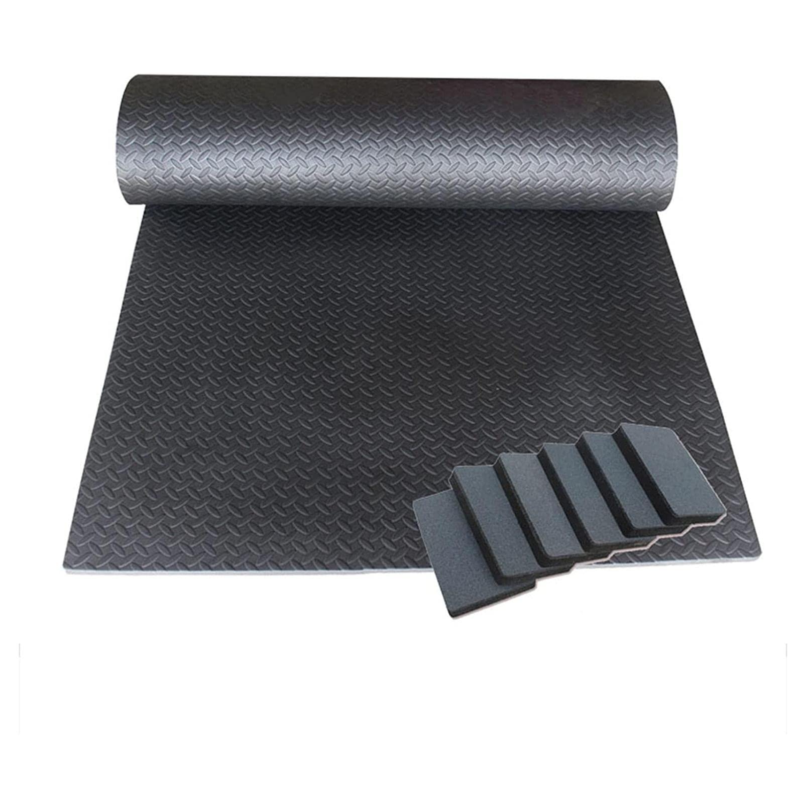 Premium EVA Treadmill Mat for Floor Protection - Noise Reducing & Anti-Vibration Gym Equipment Mat for Home Use - Ideal for Treadmills, Rowing Machines & Exercise Equipment - Perfect for Home Gyms, Apartments & Noise-Sensitive Areas