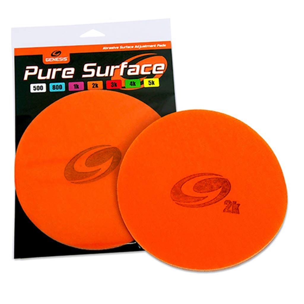 Genesis Pure Surface Pad 2000 Grit - Orange Sanding Disc for Wood, Metal & Auto Polishing - Perfect for DIY Projects & Professional Finishing Work