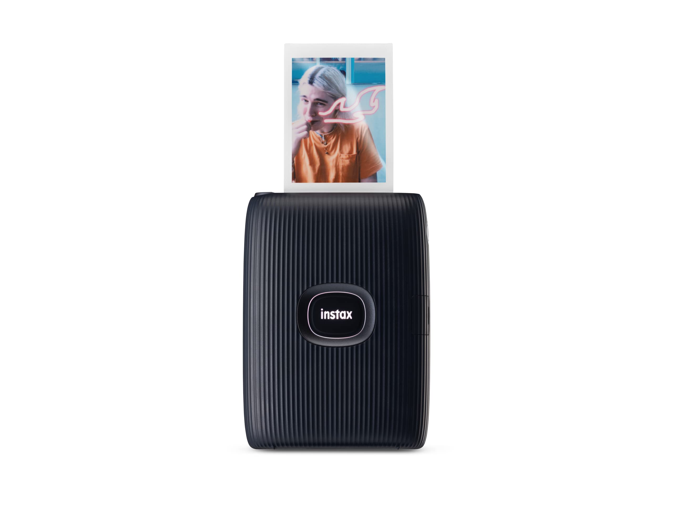 Fujifilm Instax Mini Link 2 Wireless Bluetooth Photo Printer - Portable Instant Film Printer for iPhone & Android | Space Blue (Renewed) | Perfect for Travel, Parties & DIY Scrapbooking