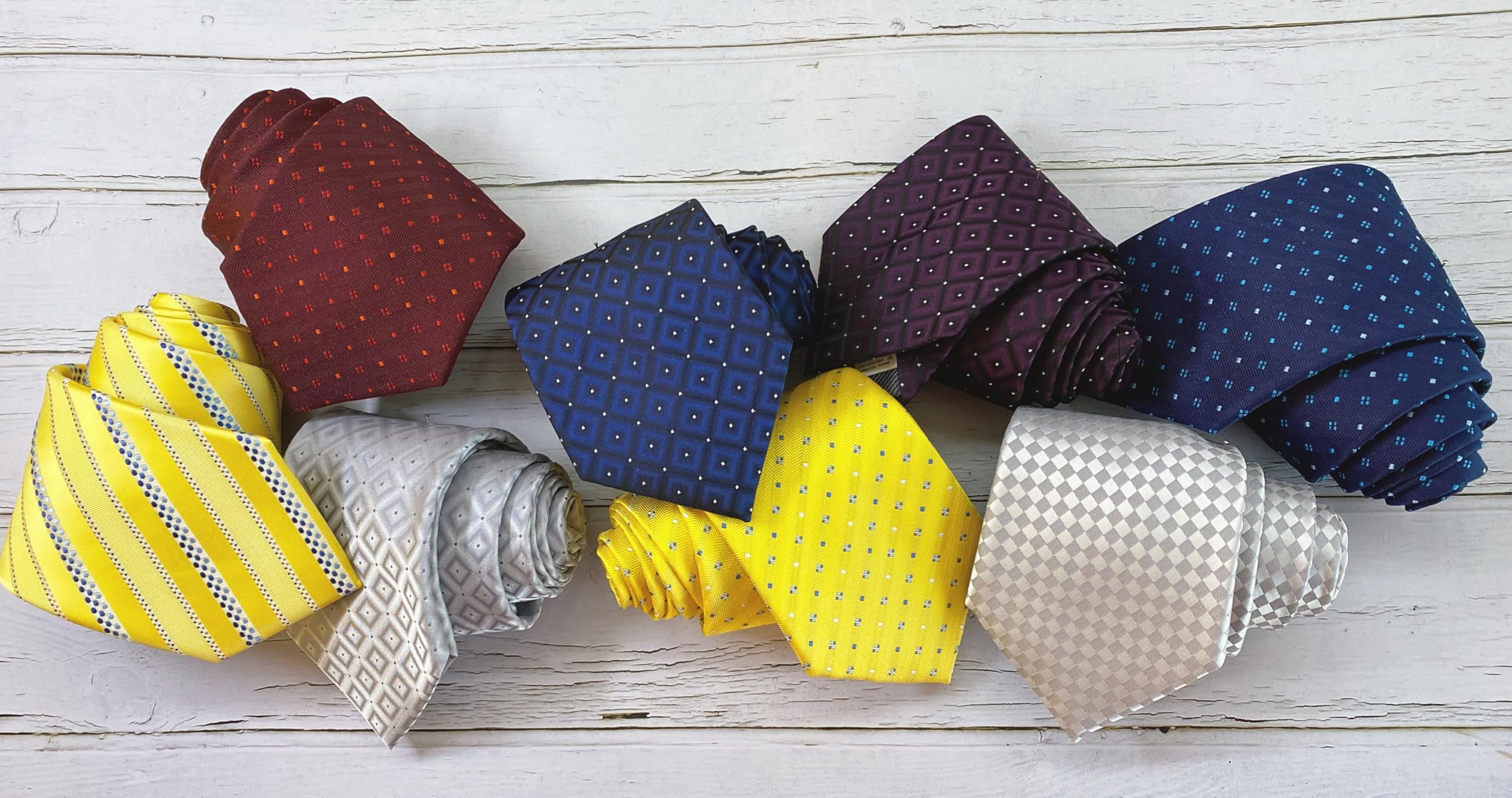 KissTies Boys Satin Necktie for Teens - Formal Silk Tie with Gift Box - Perfect for School, Weddings & Special Occasions