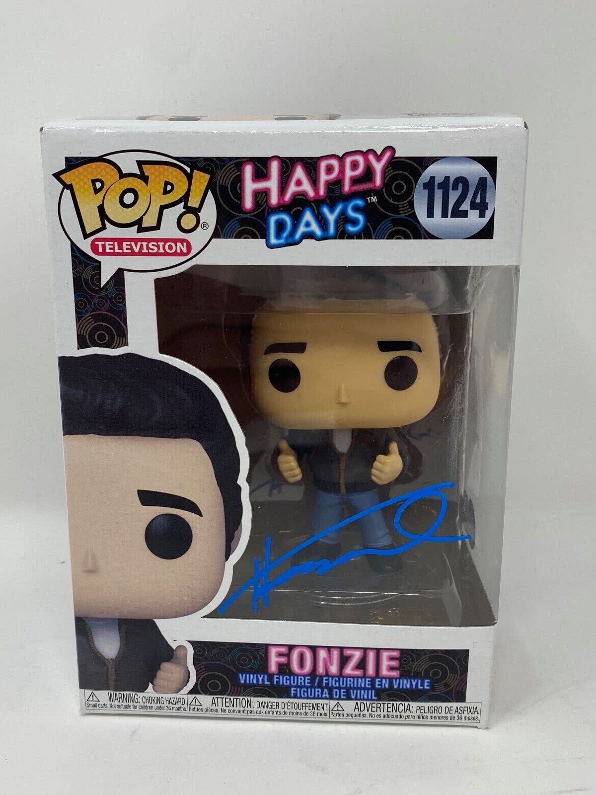 Henry Winkler Autographed Funko Pop Fonzie Happy Days Collectible - Beckett COA Certified - Perfect for Pop Culture Fans & Memorabilia Collectors