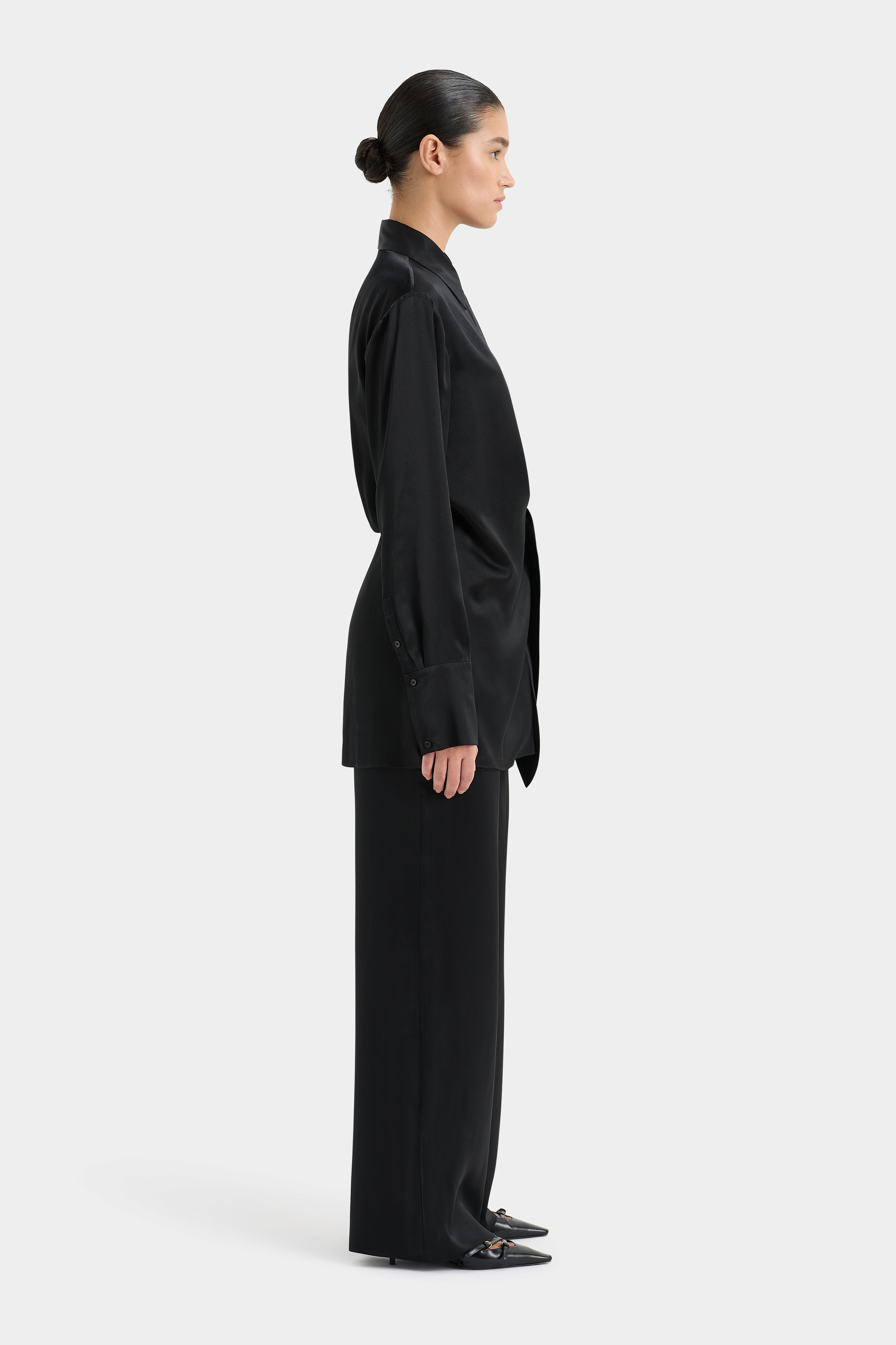Sorrento Black Pants for Women - Comfortable Stretch Trousers for Work, Office & Casual Wear | Perfect for Business, Travel & Everyday Outfits