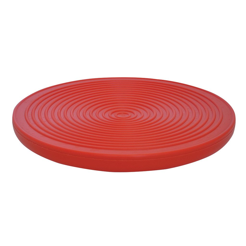 Allcare Red Deluxe Wobble Balance Board for Core Strength & Stability Training - Perfect for Home Gym, Office Workouts, and Physical Therapy Exercises