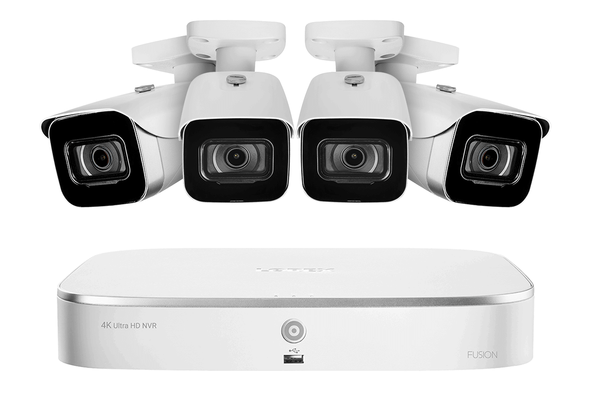 Lorex Fusion 4K 16 Channel Security Camera System (8 Wired + 8 WiFi) with 2TB NVR and Weatherproof Bullet Cameras - Home & Business Surveillance Solution