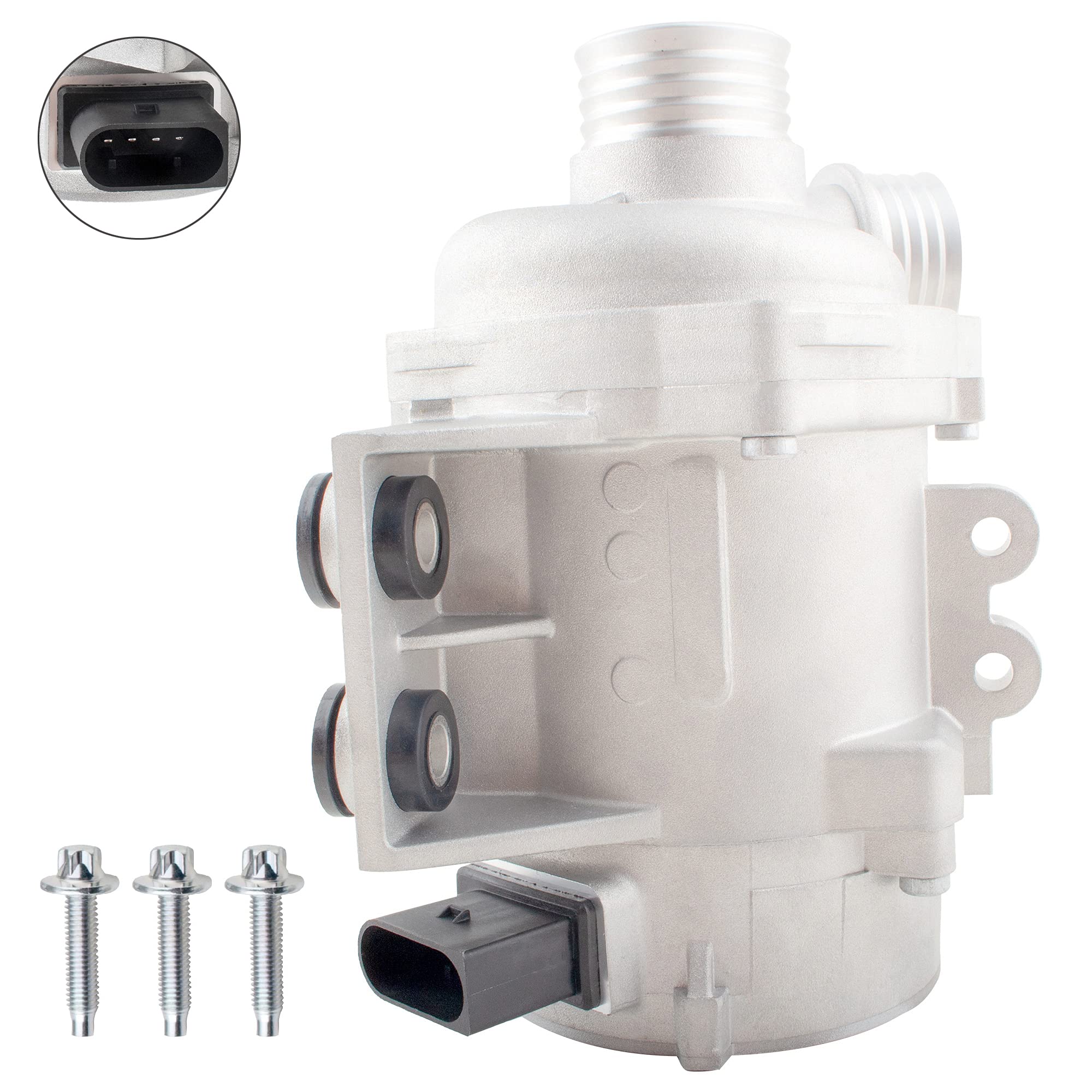 BOXI Electric Water Pump Replacement for BMW X3 X5 Z4 128i 325i 328i 528i 530xi E81 E90 E91 E92 E93 E60 E61 E63 - Compatible with OE 11517586925 702851208 11510392553 - Perfect for Engine Cooling System Maintenance & Repair
