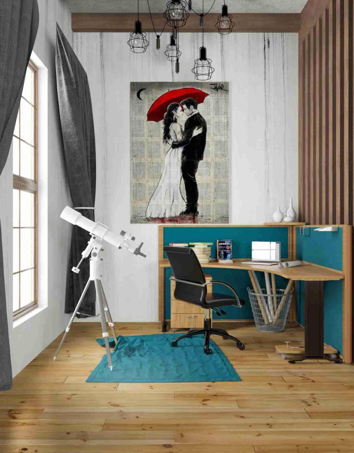 Some Rainy Night by Loui Jover - Premium 26x40 Inch Canvas Wall Art Print, Modern Home Decor for Living Room, Bedroom & Office