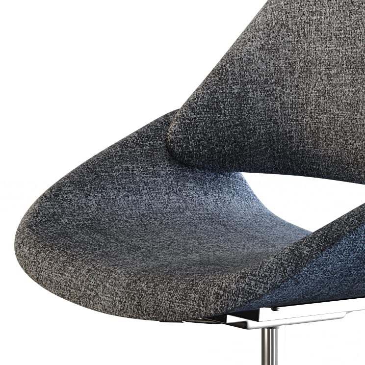 SIMPLIHOME Malden Swivel Adjustable Executive Office Chair - Ergonomic Computer Desk Chair with Lumbar Support, Grey - Perfect for Home Office, Study Room & Workspace