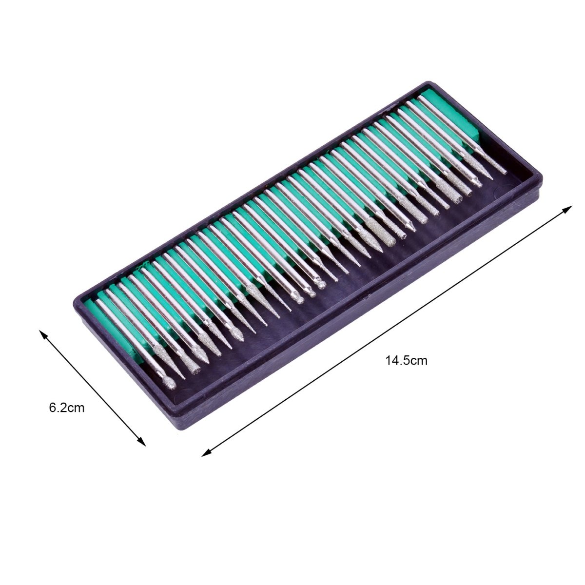 30 Pcs Professional Nail Drill Bits Kit - Carbide Rotary Burr Set for Acrylic Nails, Gel Polish & Manicure - Perfect for Nail Salons & DIY Home Nail Care