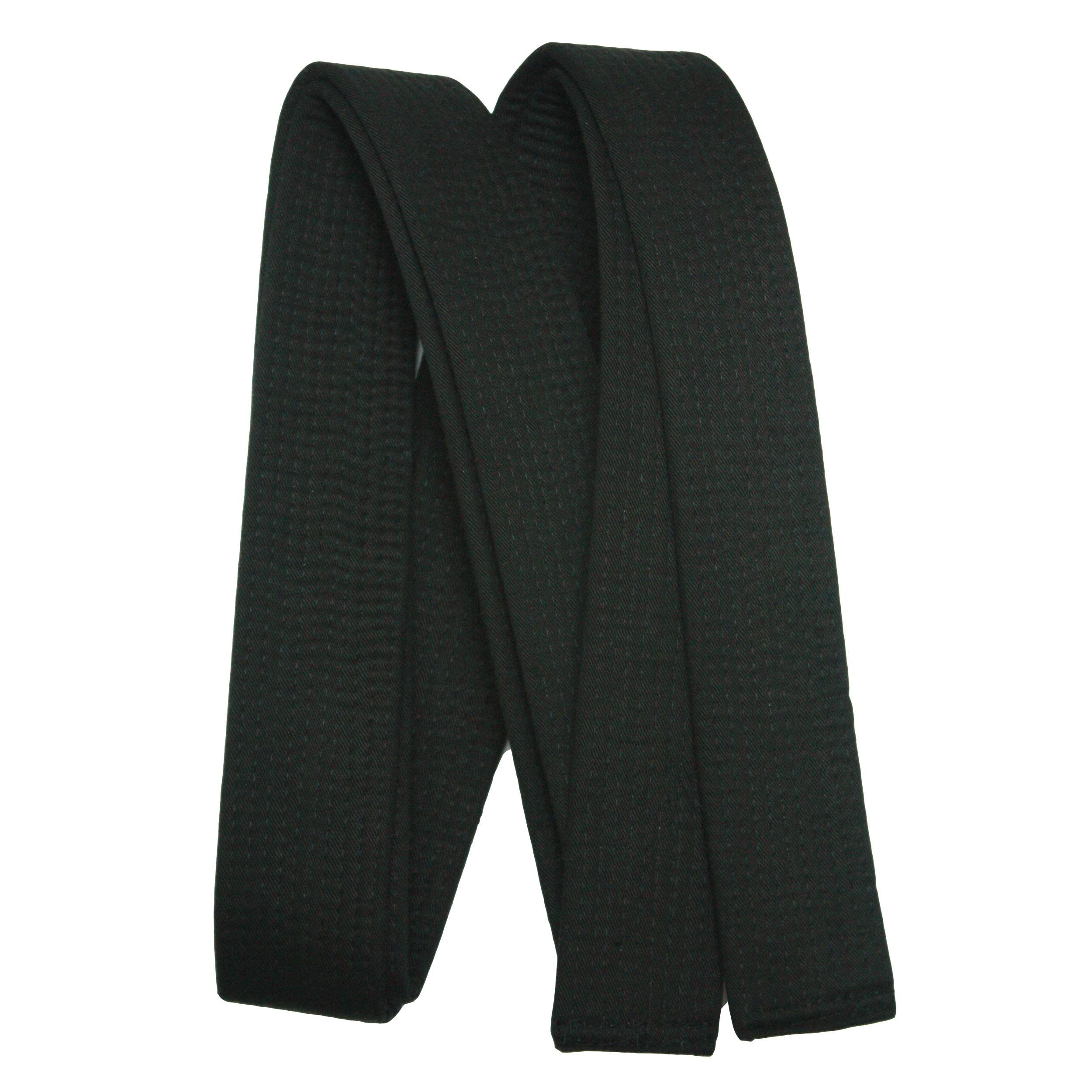 Premium Black Martial Arts Belt for Karate, Taekwondo, Judo & BJJ - 2.0