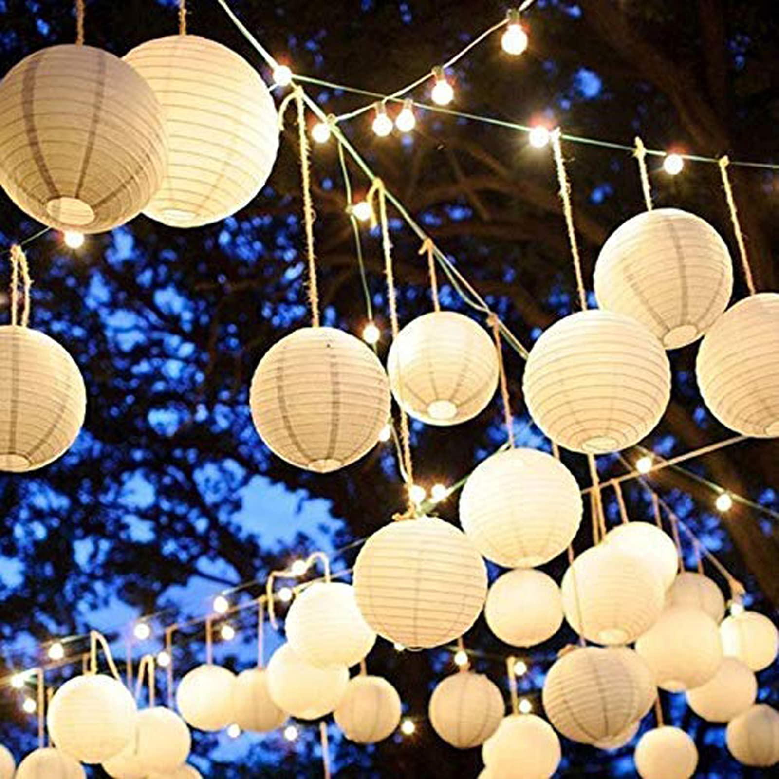 Yizhet 30 Pack Warm White LED Balloon Lights - Waterproof Mini String Lights for Party, Wedding, Halloween, Christmas Decorations - Perfect for Paper Lanterns, Balloons & Festival Decor