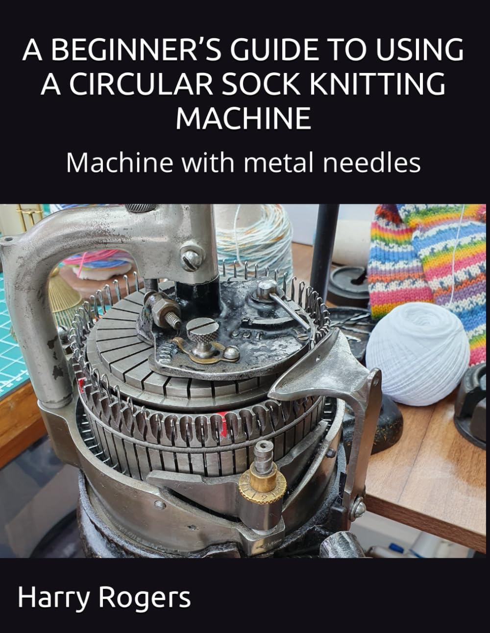 Circular Sock Knitting Machine for Beginners - Metal Needles DIY Sock Maker | Perfect for Handmade Gifts, Home Crafting & Knitting Projects