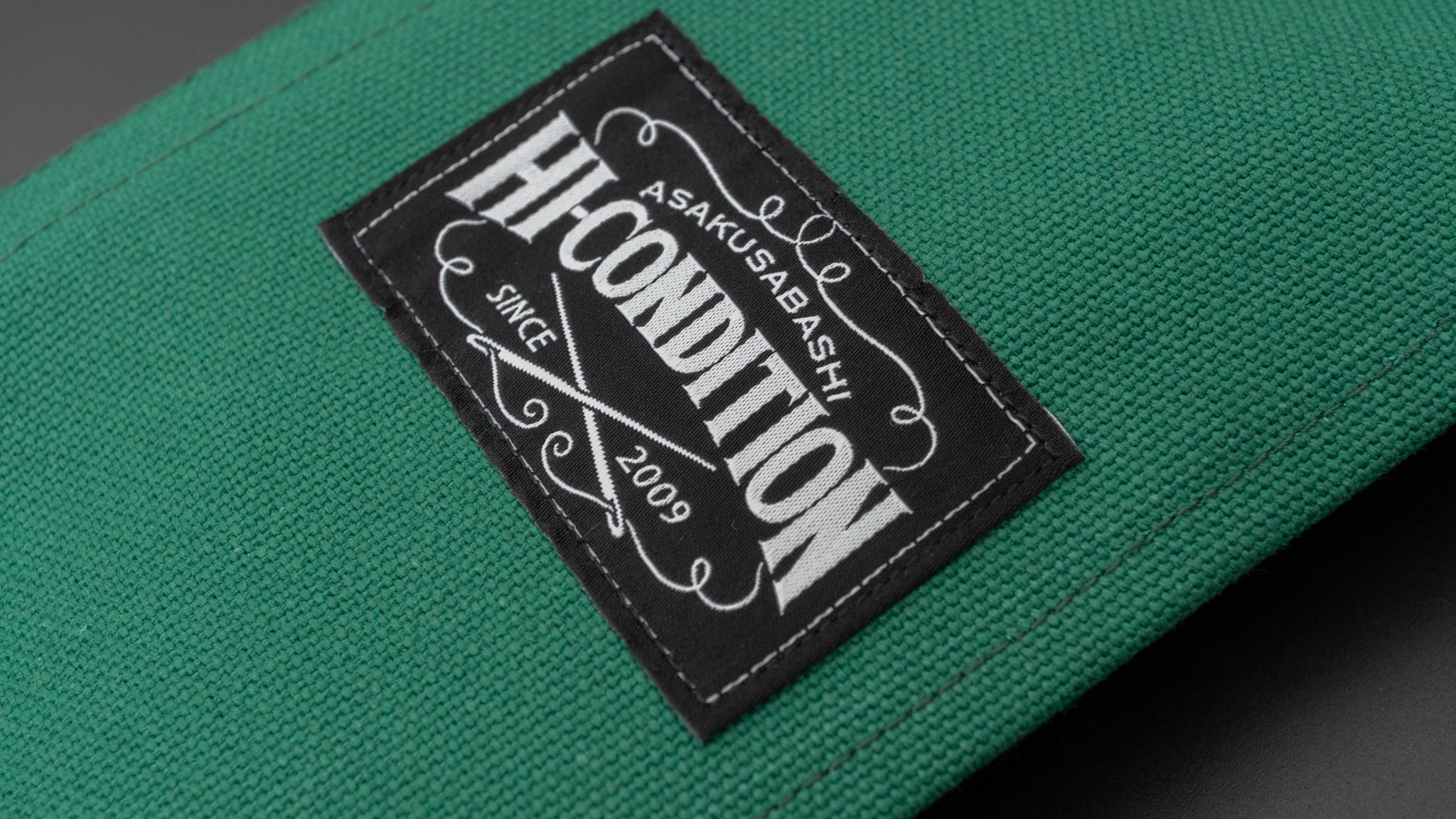 Premium Hanpu Canvas 6-Pocket Knife Roll - Durable Mid Green Chef Knife Organizer for Professional Chefs & Cooking Enthusiasts - Perfect for Kitchen, Camping & Culinary School Use