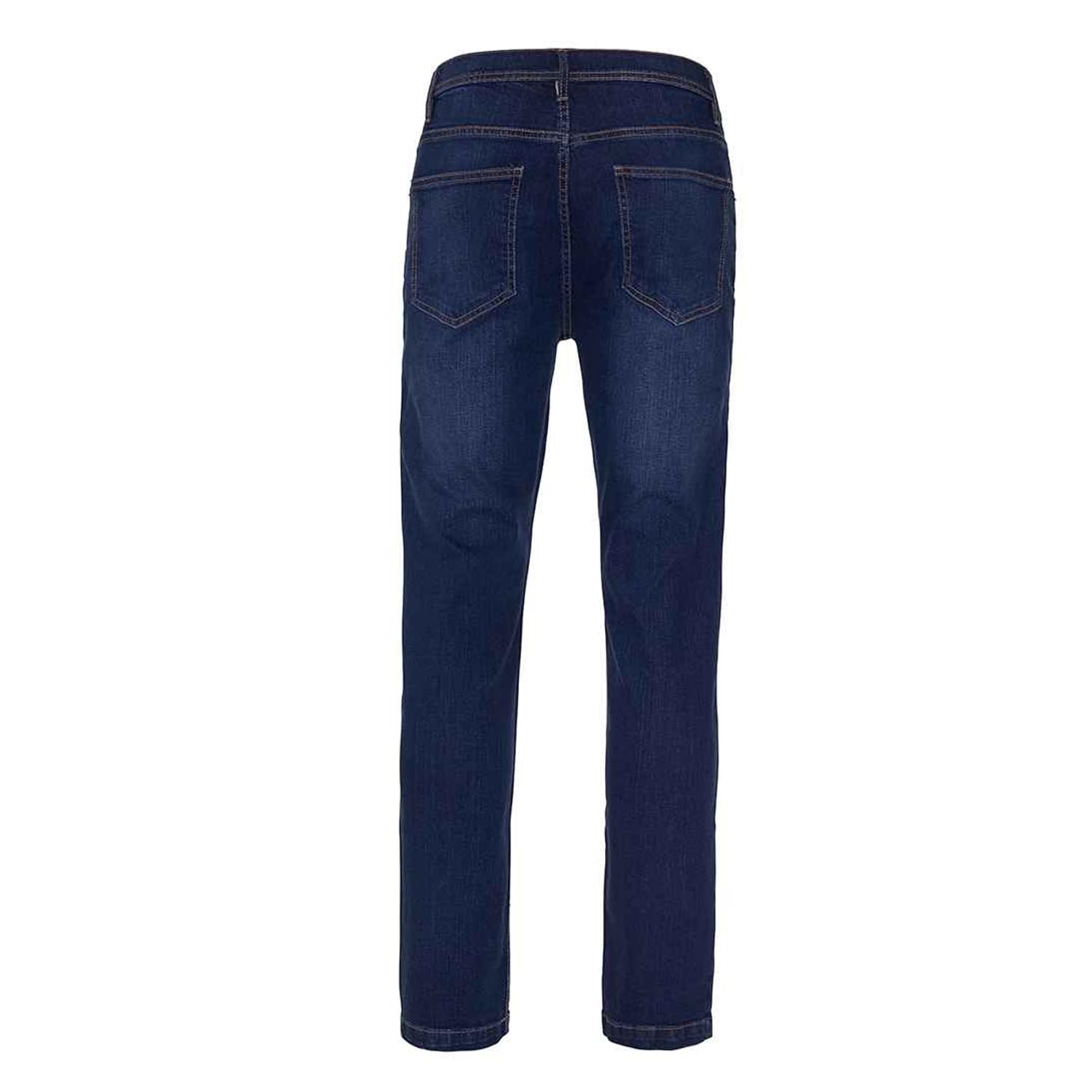 So Denim Men's Leo Straight Fit Jeans - 30 Length Dark Blue Wash Denim Pants for Casual Wear & Everyday Outfits