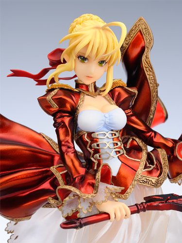 Fate/Extra Saber Extra 1/8 Scale PVC Anime Figure - Collectible Action Figure for Anime Fans & Gift for Gamers - Perfect for Display, Cosplay, and Gaming Room Decor