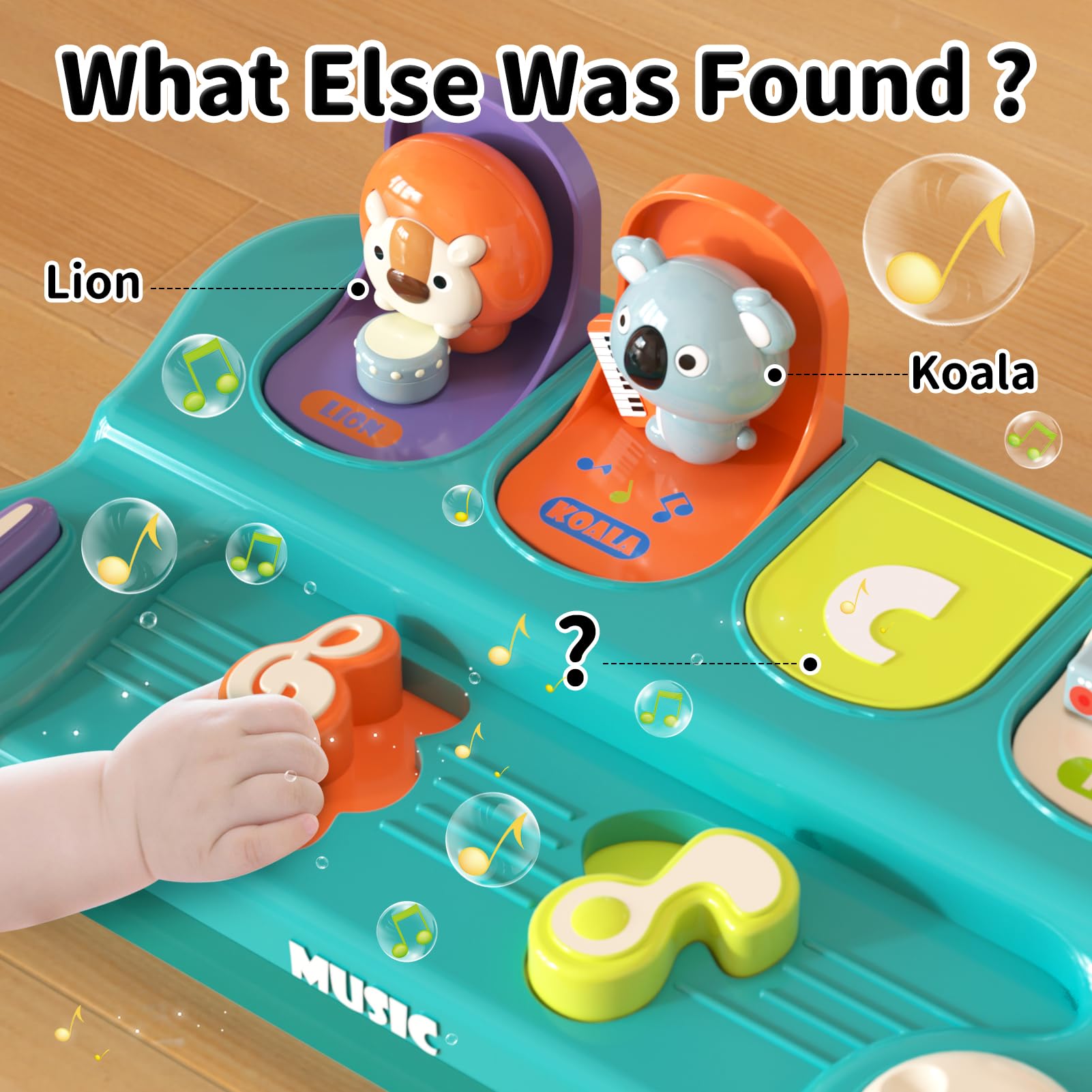 Montessori Musical Toys for 1 Year Old - STEM Learning Gift for Toddlers 1-2 - Perfect for Birthday & Early Education