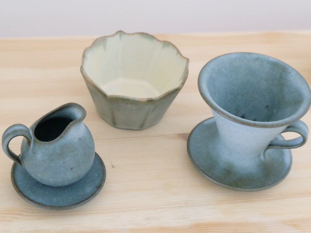 Premium Marumi Kujirai Milk Pitcher and Saucer Set - Elegant Japanese Ceramic Tea Accessories for Matcha, Coffee & Milk Frothing - Perfect for Tea Ceremonies, Home Decor & Gift Giving