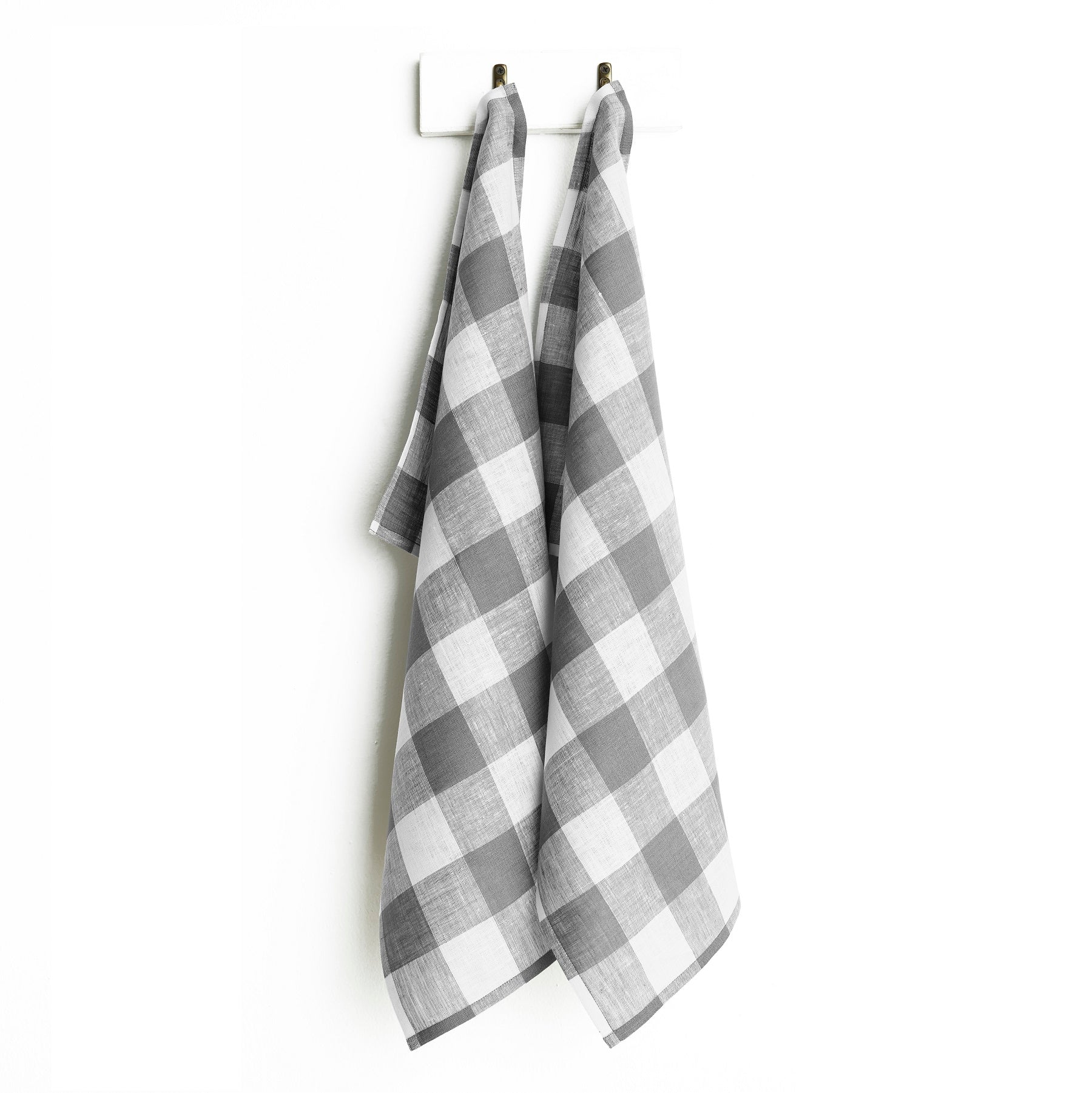 Buffalo Check Cotton Kitchen Towels Set of 2 - Absorbent & Durable Dish Cloths for Drying Dishes, Cleaning & Decor - Farmhouse Style Kitchen Essentials